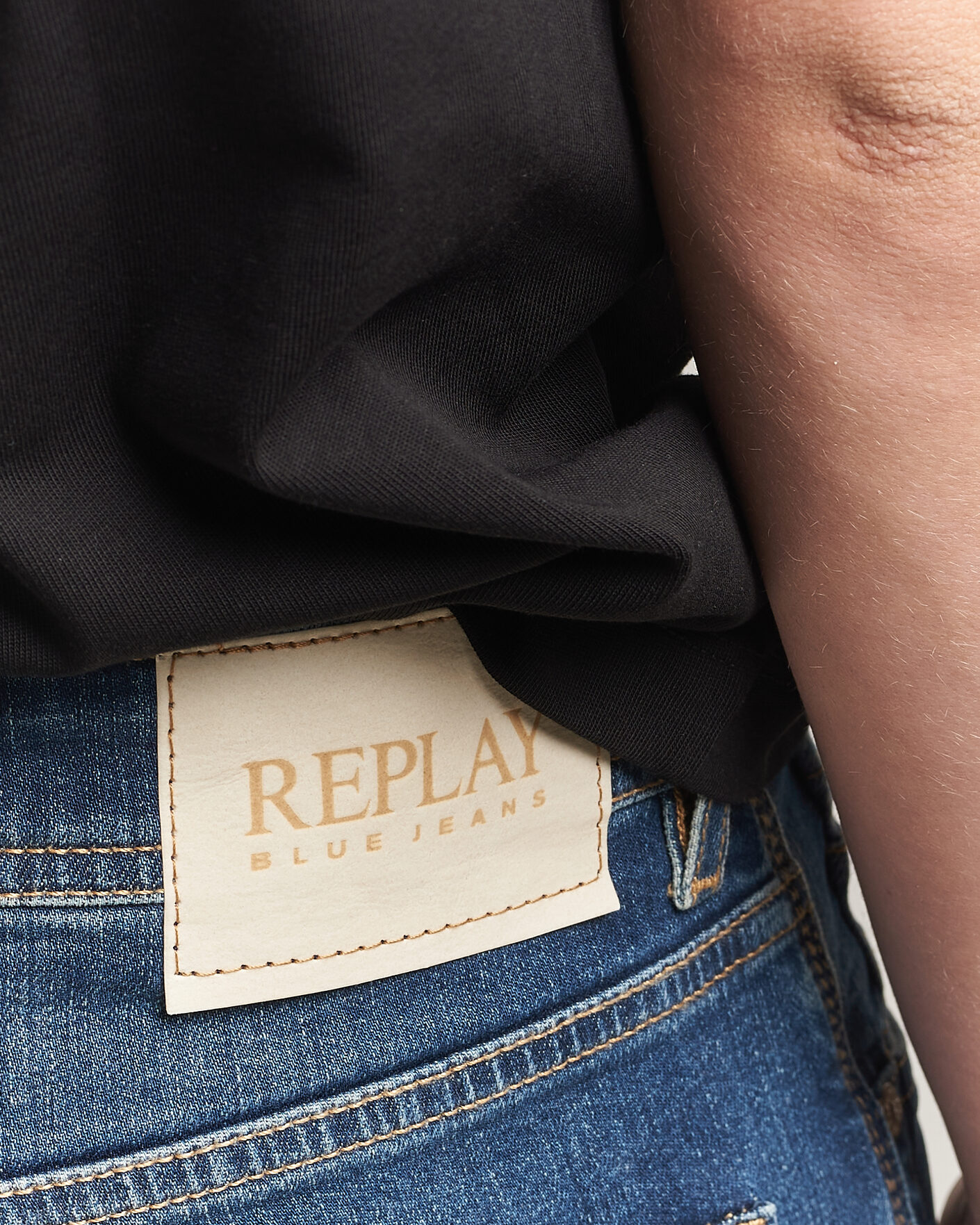 Heren | Jeans | Replay | Rocco Comfort Fit Super Stretch DNA Jeans Dark Blue