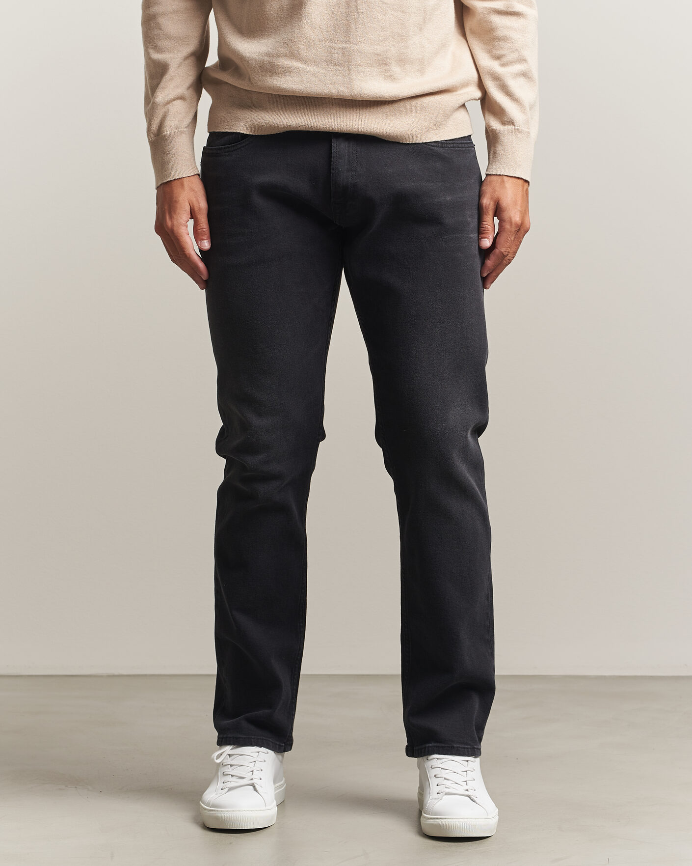 Heren | Jeans | Replay | Rocco Comfort Fit Powerstretch Jeans Washed Black