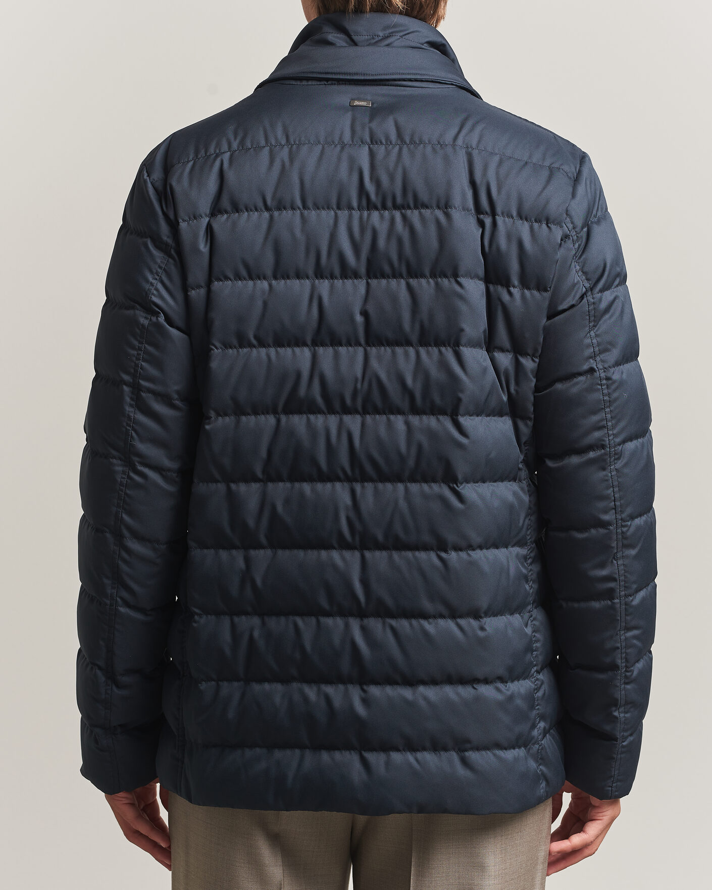 Heren | Jassen | Herno | Nylon Down Blazer Navy