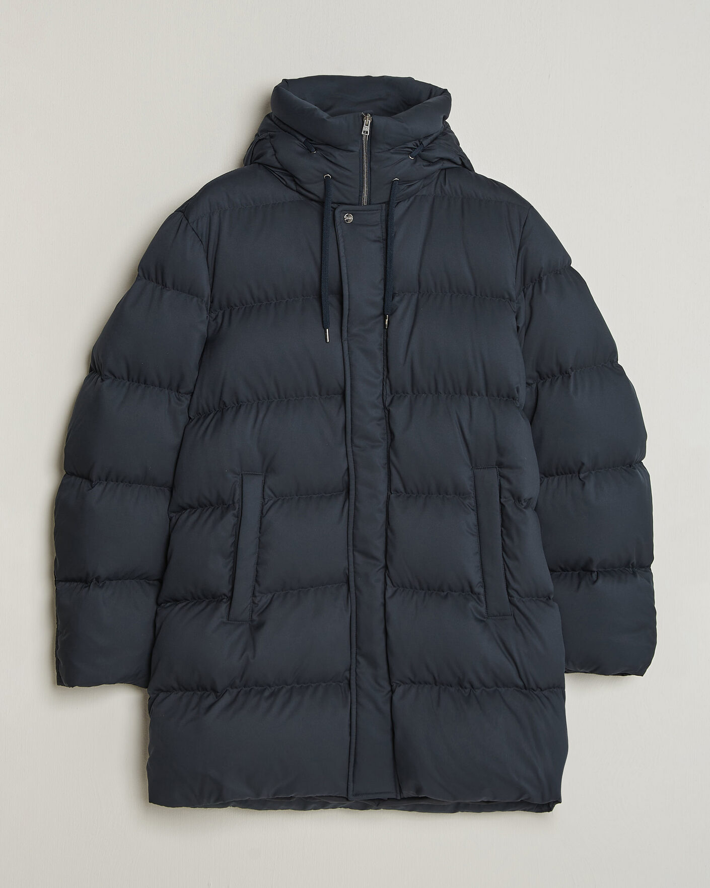 Heren | Jassen | Herno | Faux Fur Down Parka Navy