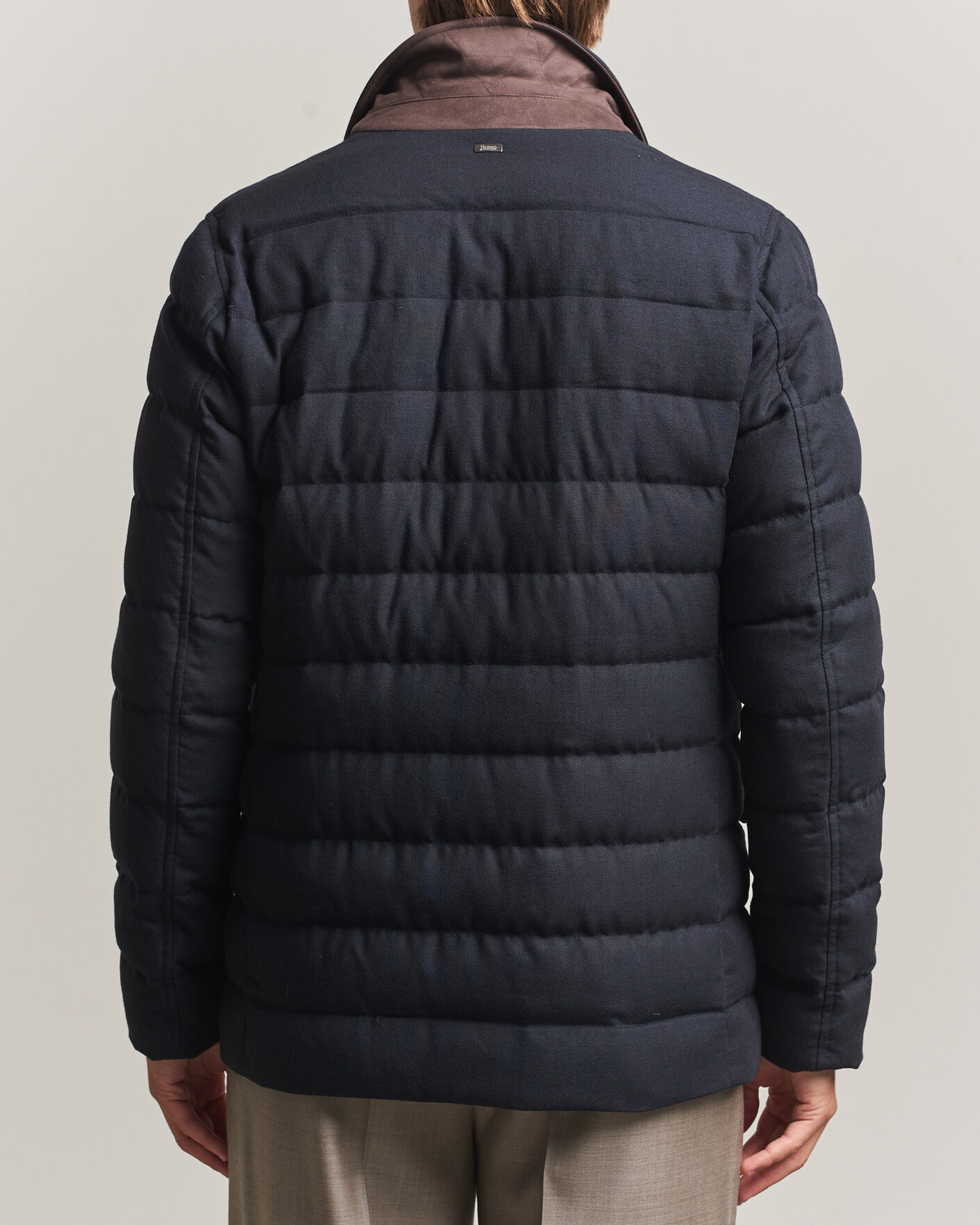 Heren | Jassen | Herno | Flannel Down Blazer Navy