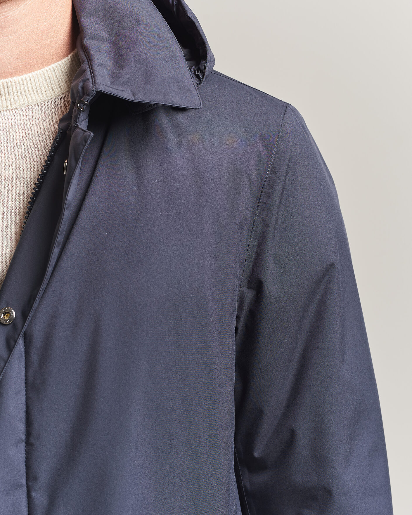 Heren | Jassen | Herno | Waterproof Nylon Coat Navy