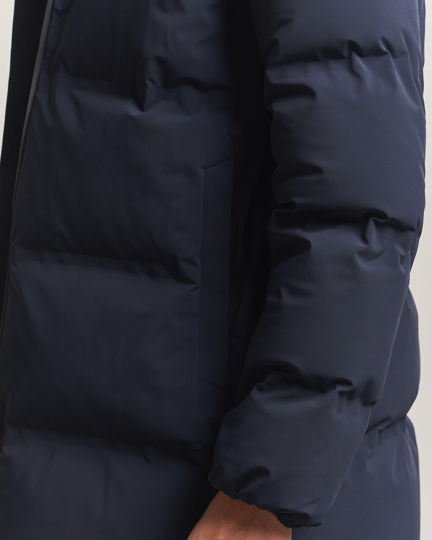 Heren | Jassen | Herno | Waterproof Stretch Down Parka Navy