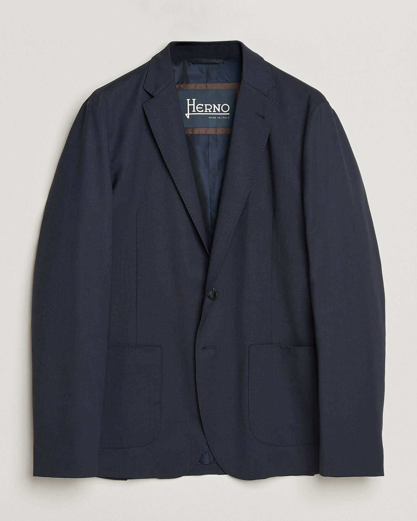 Heren | Blazers | Herno | Wool Blazer Navy