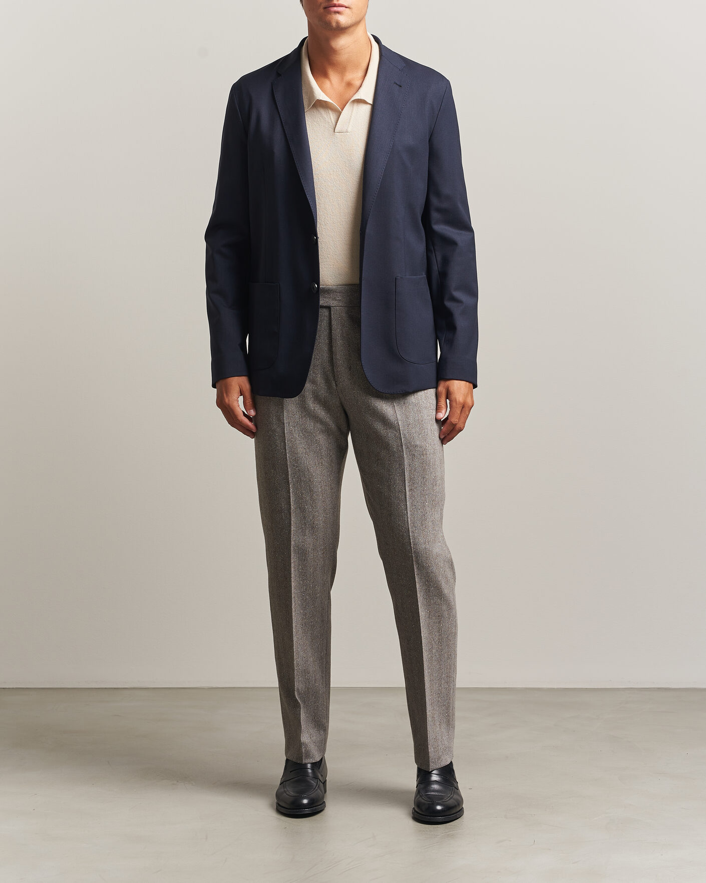 Heren | Blazers | Herno | Wool Blazer Navy
