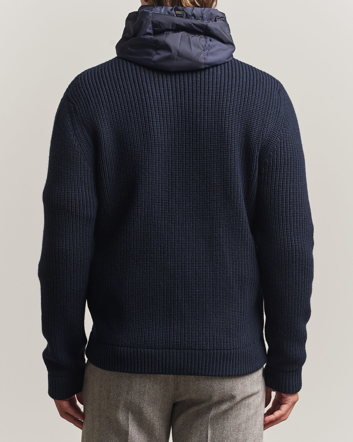 Heren | Truien | Herno | Full Zip Knit Cardigan Navy