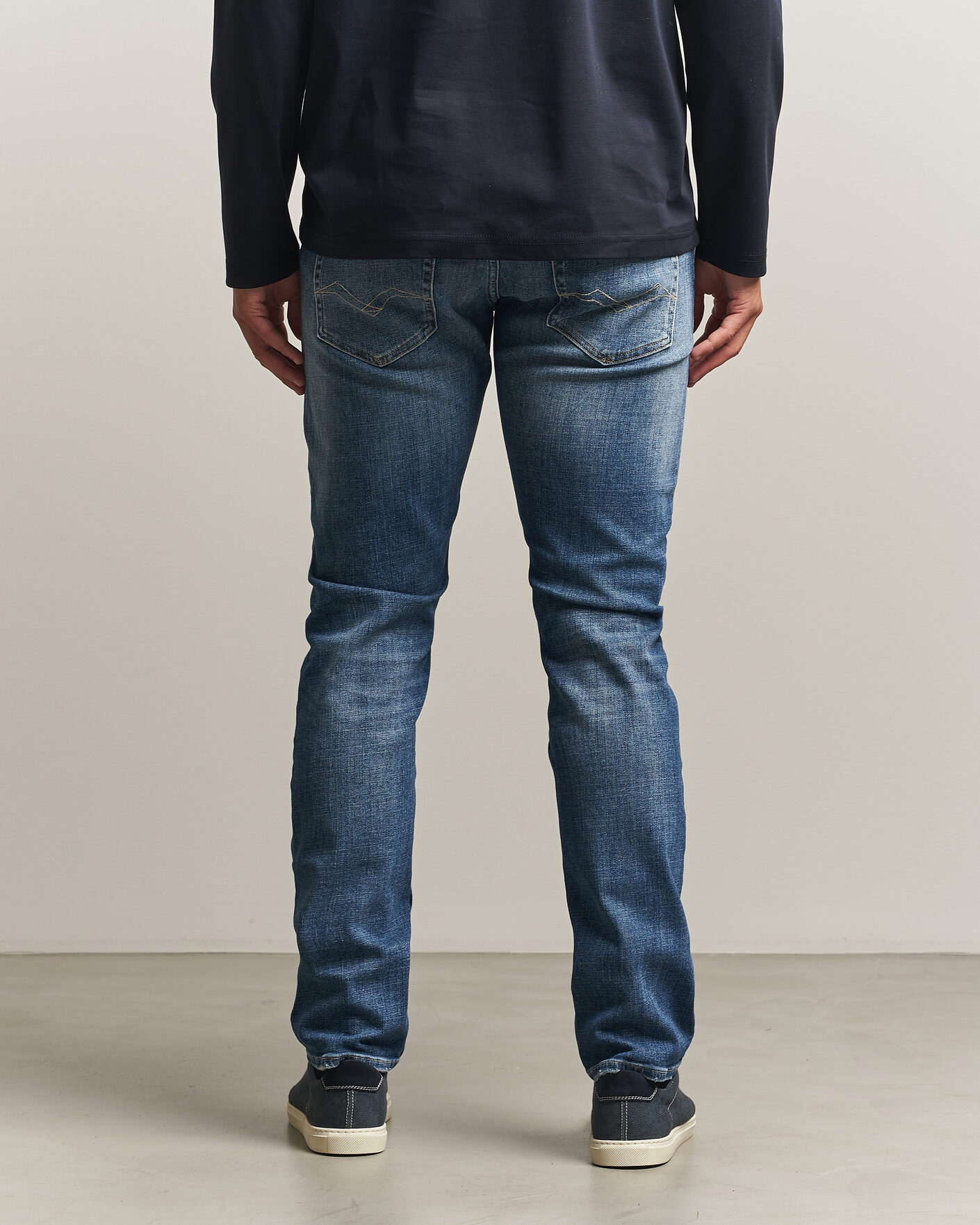 Heren | Jeans | Replay | Grover 10 Years Wash Jeans Light Blue