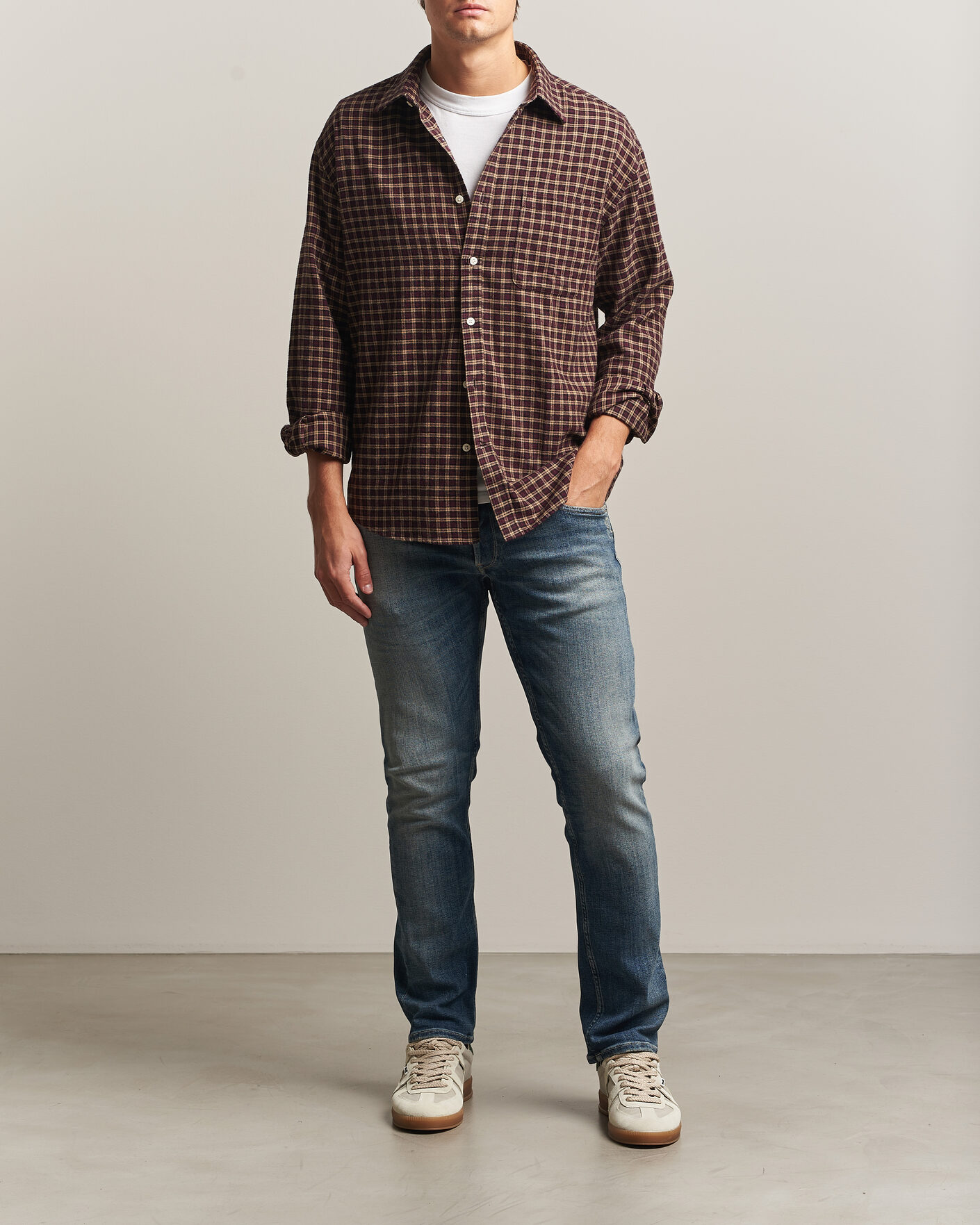Heren | Jeans | Replay | Grover 5 Years Wash Jeans Medium Blue