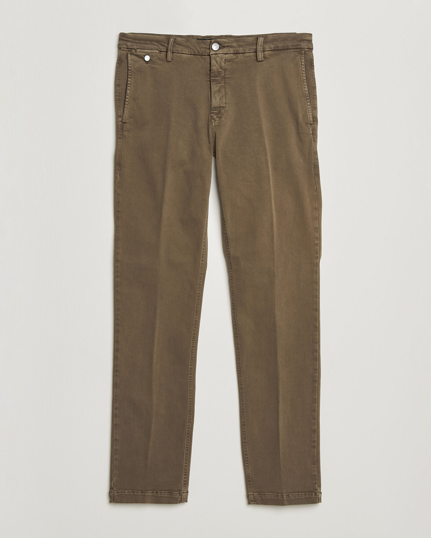 Heren | Broeken | Replay | Benni Hyperflex X-Lite Chinos Brown