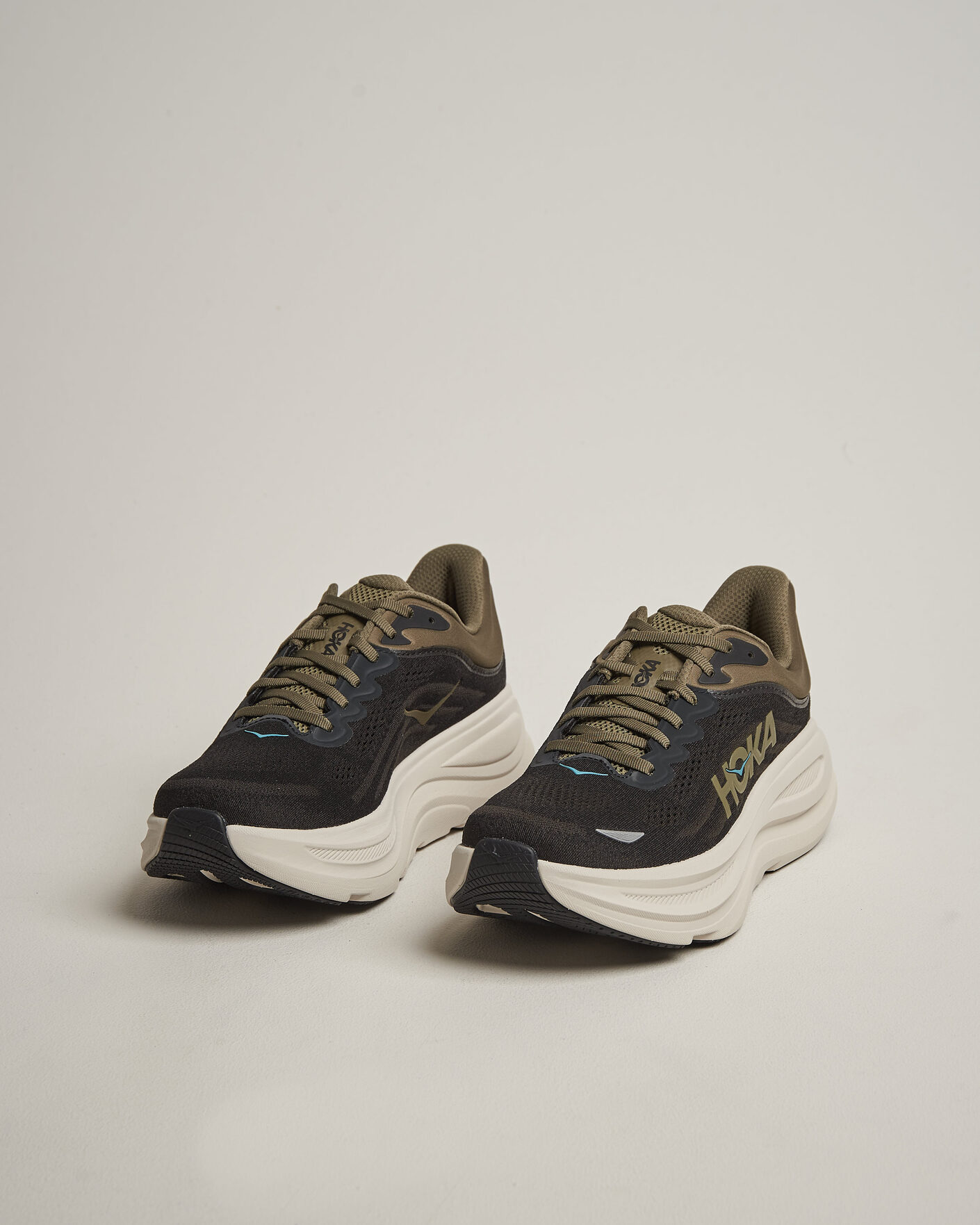 Heren | Hardloopschoenen | Hoka | Bondi 9 Black/River Rock