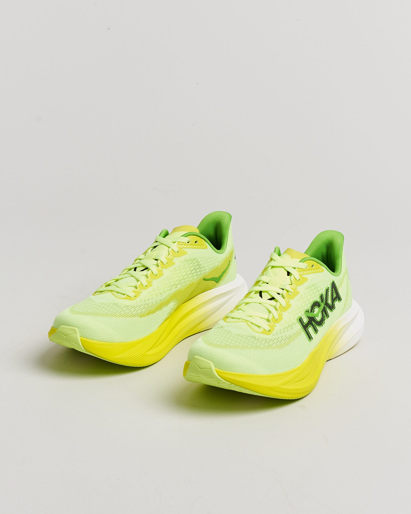 Heren | Hardloopschoenen | Hoka | Mach 7 Neon Yuzu