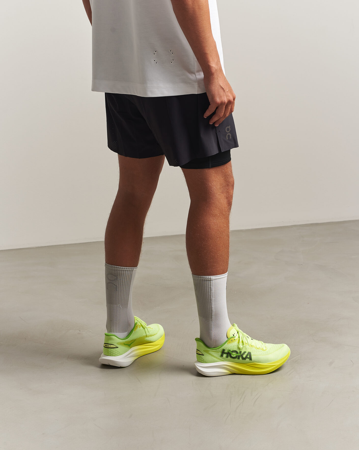 Heren | Hardloopschoenen | Hoka | Mach 7 Neon Yuzu