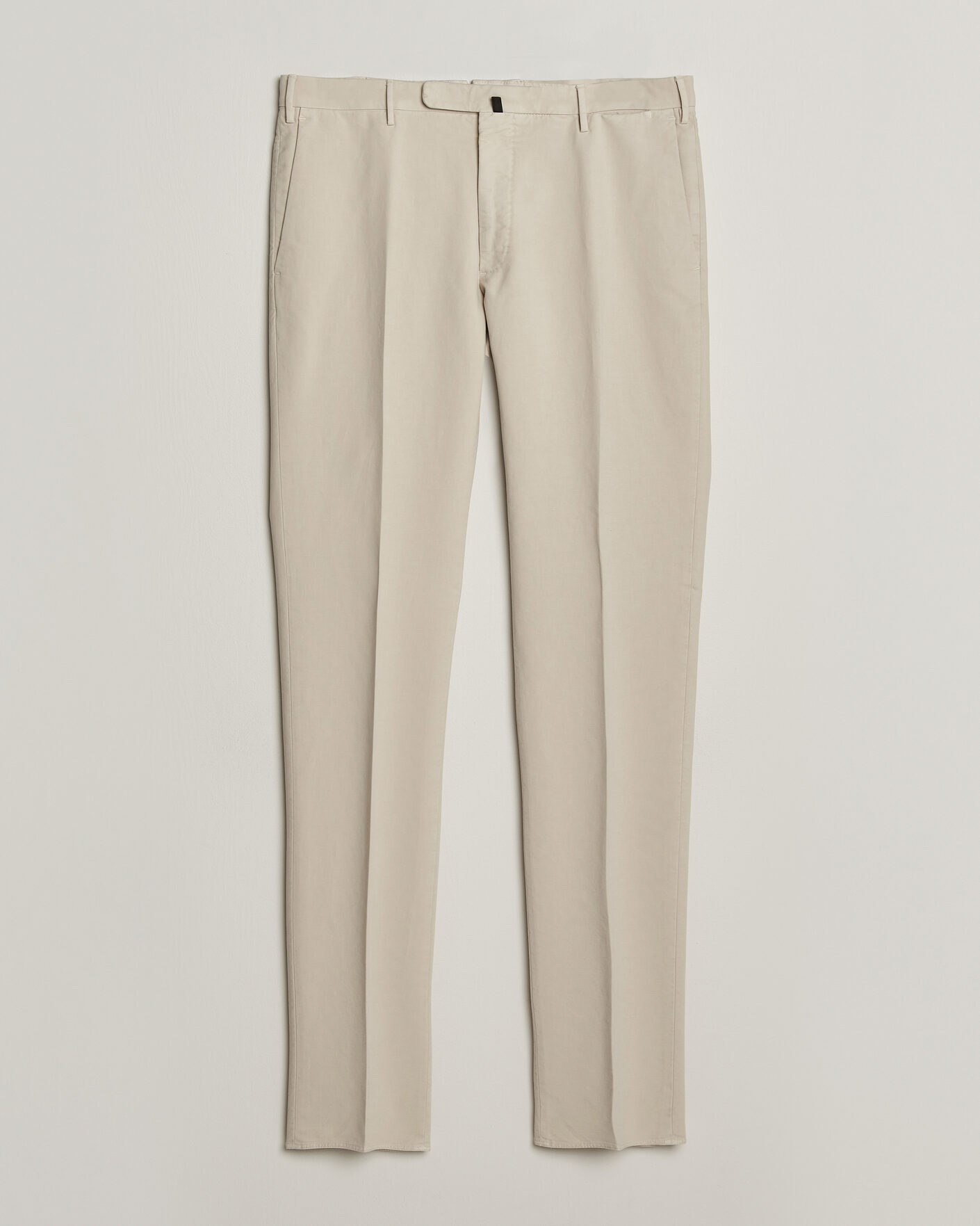 Heren | Broeken | Incotex | Slim Fit Soft Cotton Stretch Chinos Off White