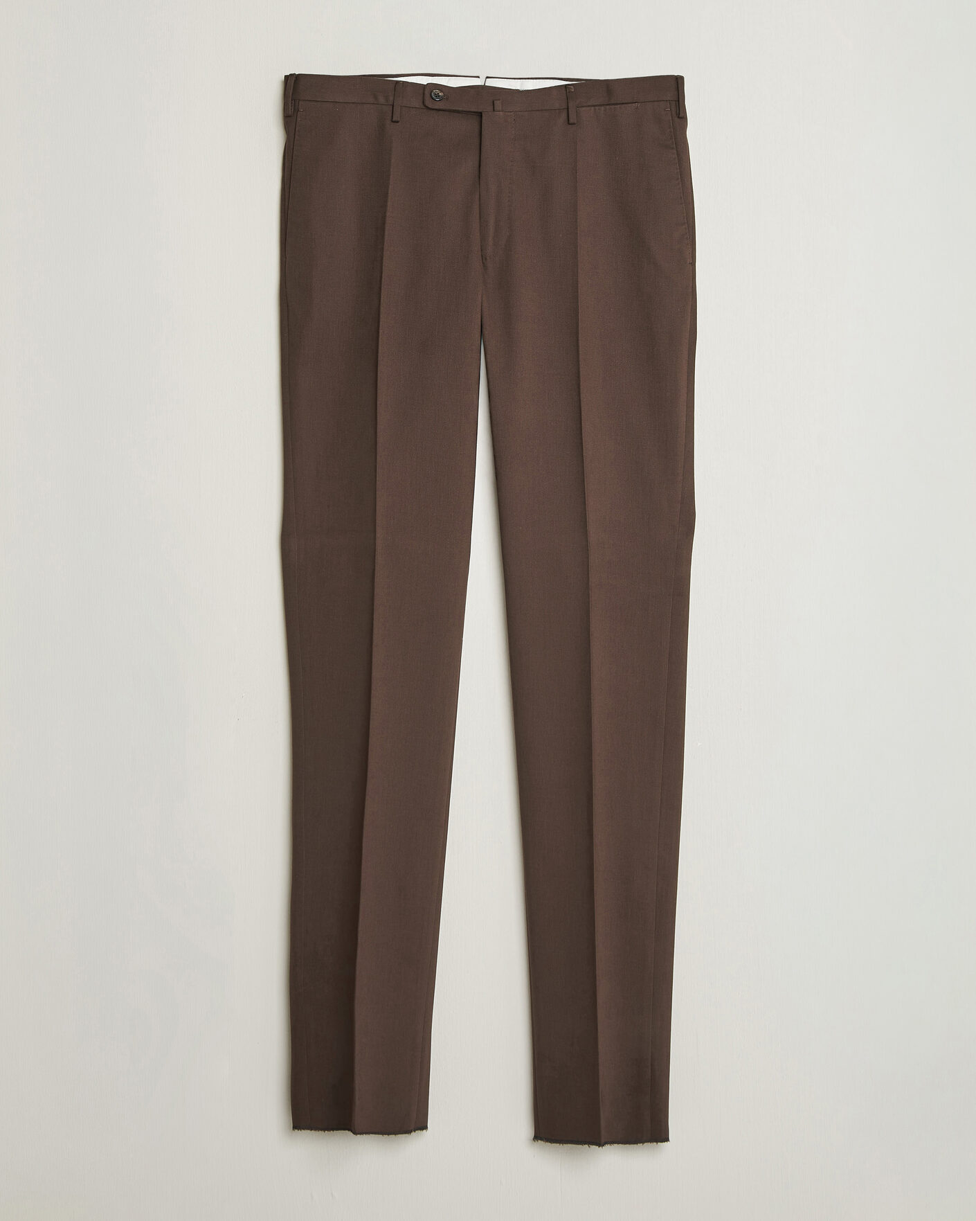 Heren | Broeken | Incotex | Regular Fit Cotton/Cashmere Trousers Military