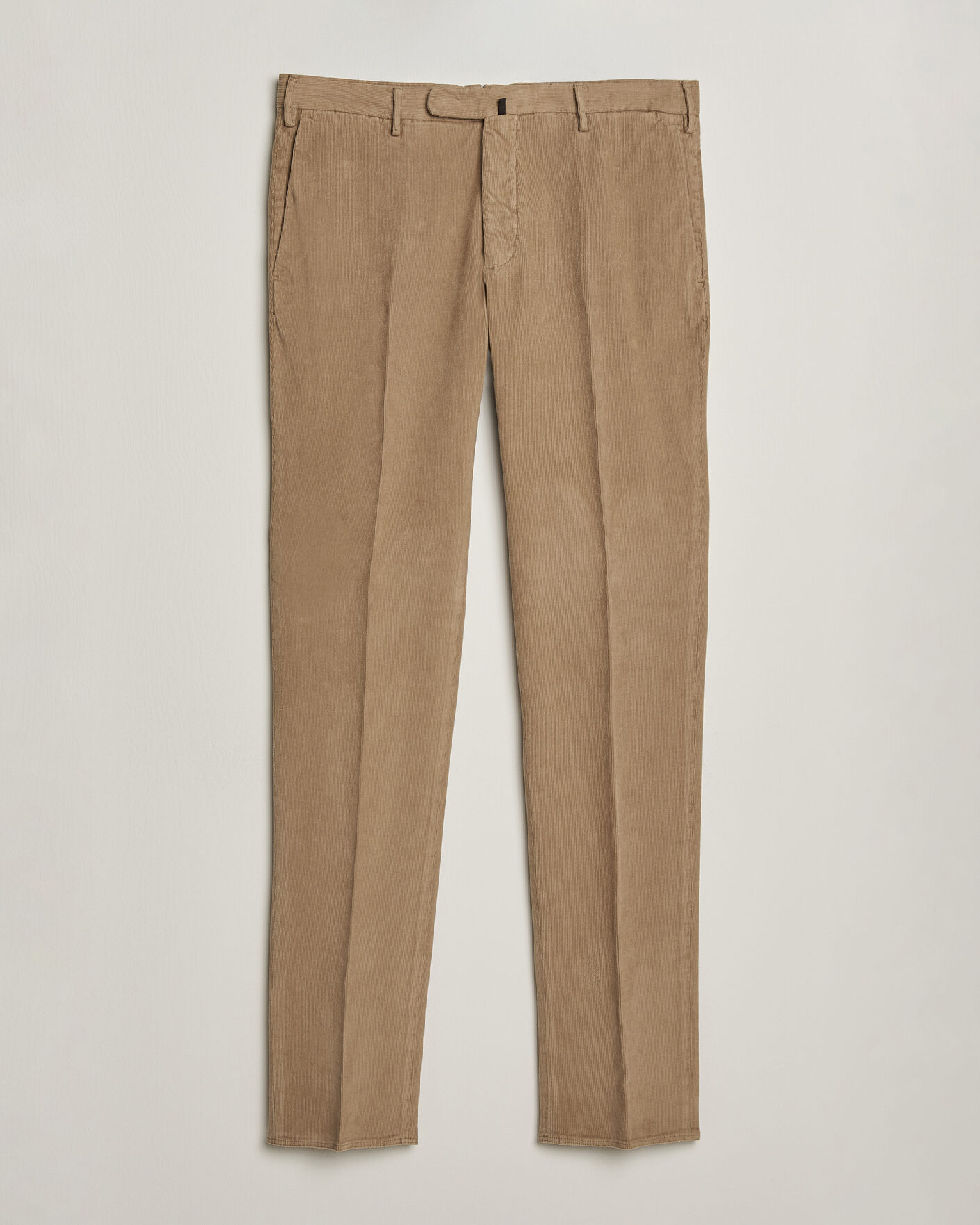 Heren | Broeken | Incotex | Slim Fit Baby Corduroy Trousers Beige