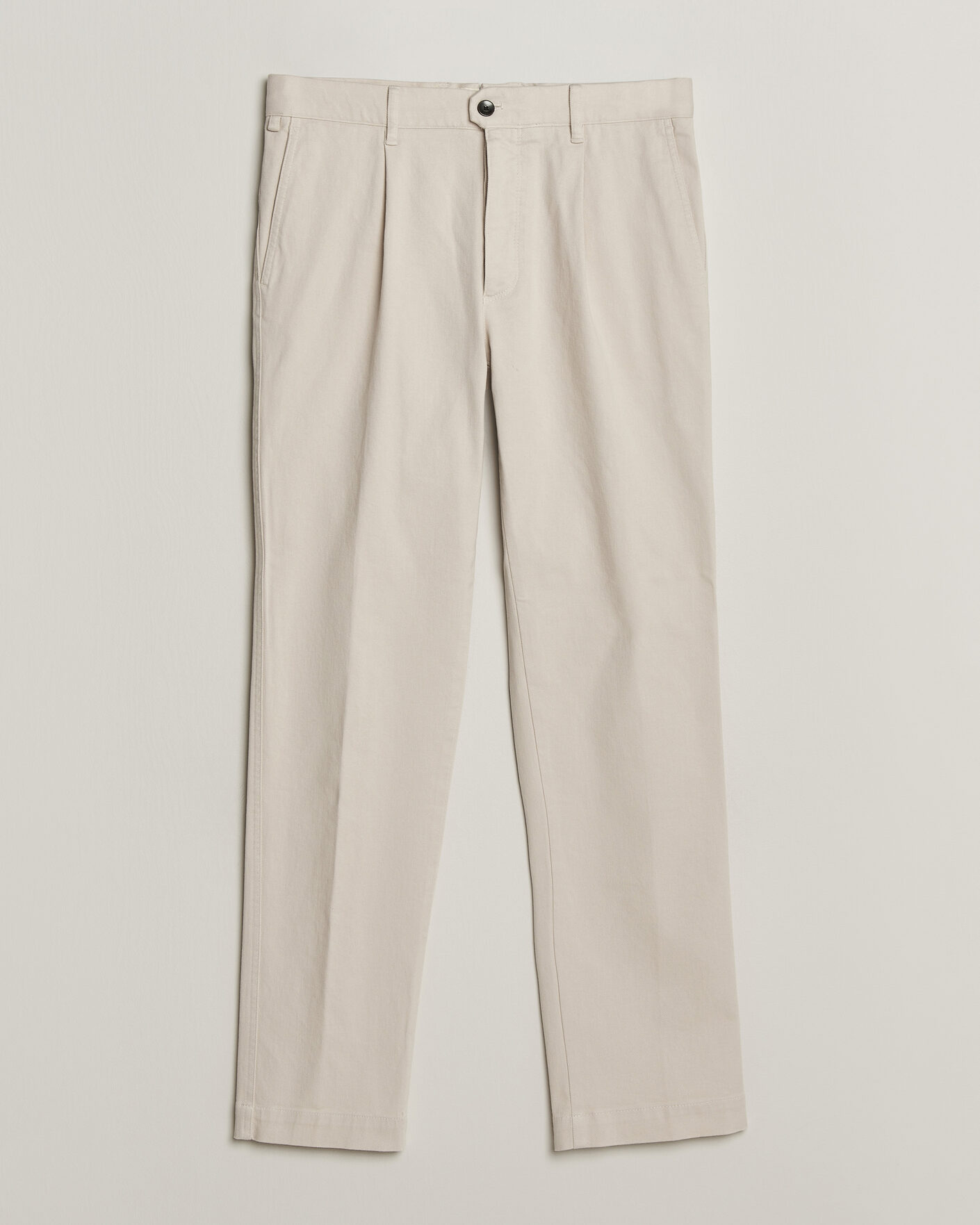 Heren | Broeken | Incotex | Regular Fit Cover Chinos Off White