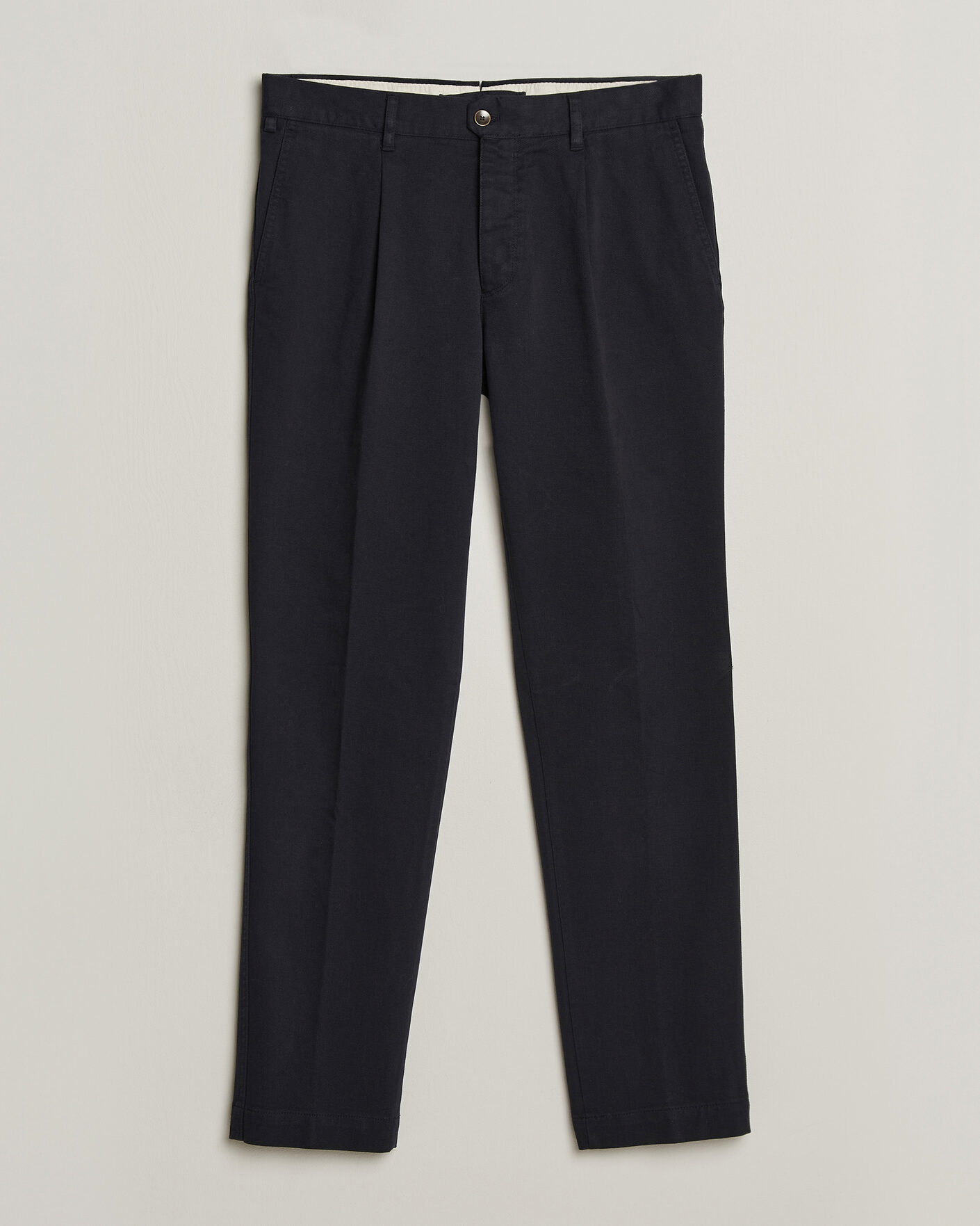 Heren | Broeken | Incotex | Regular Fit Cover Chinos Navy