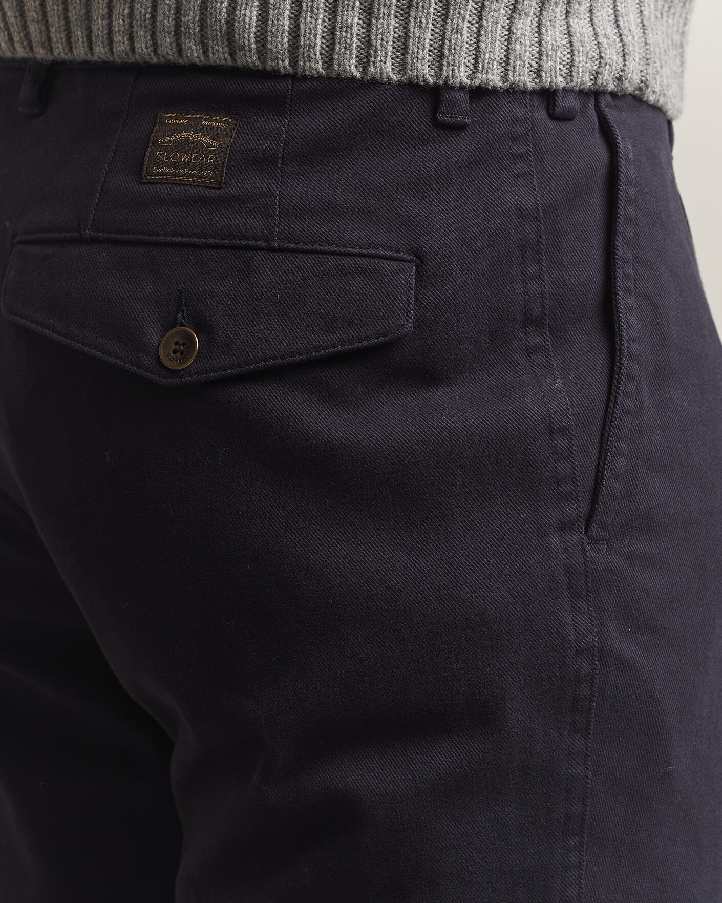 Heren | Broeken | Incotex | Regular Fit Cover Chinos Navy