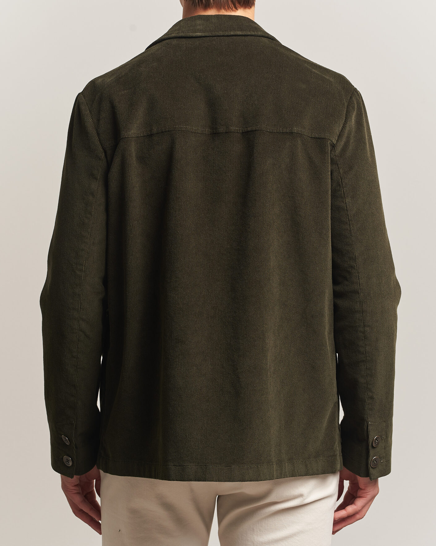 Heren | Blazers | Incotex | Corduroy Sports Jacket Forest Green
