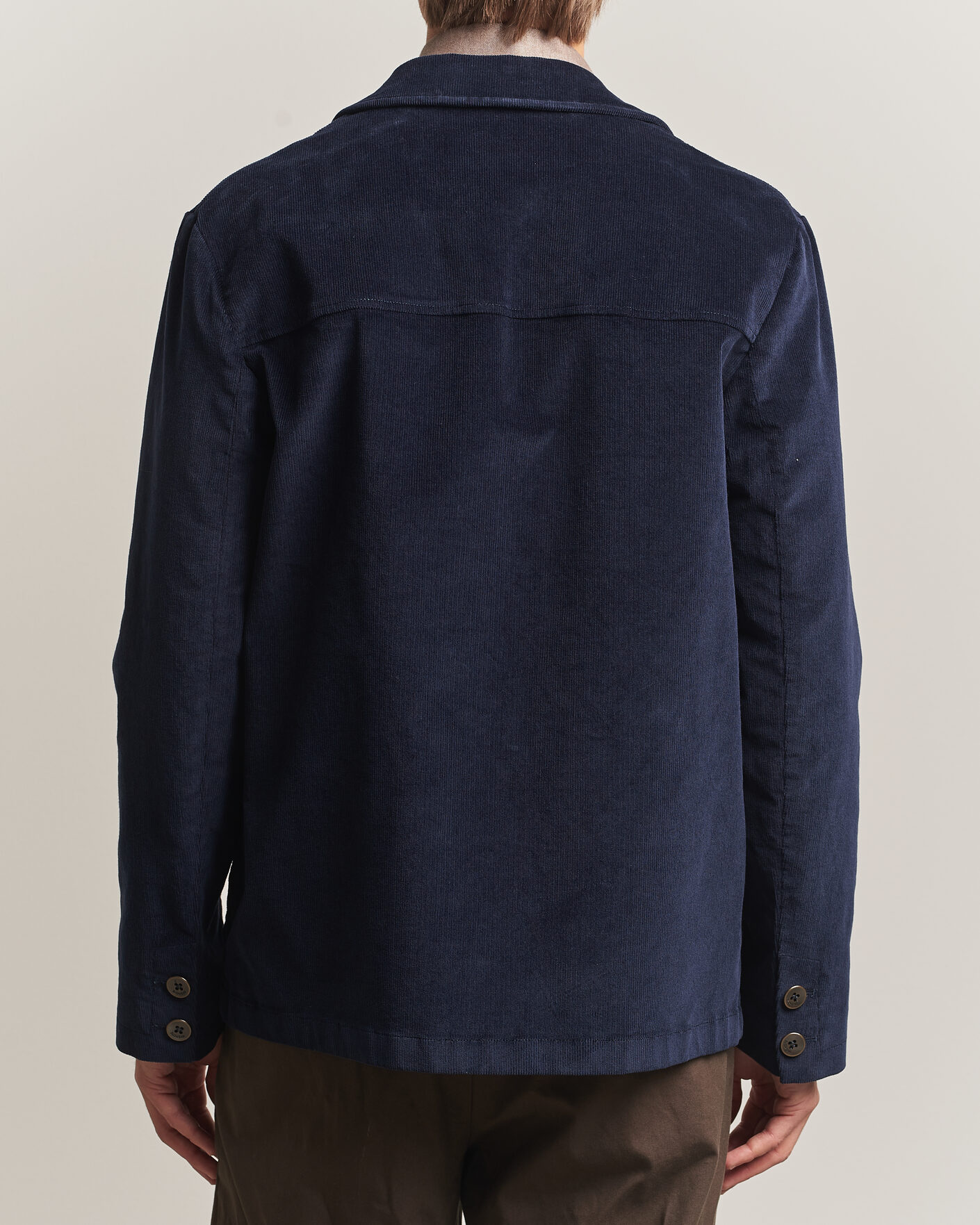 Heren | Blazers | Incotex | Corduroy Sports Jacket Navy