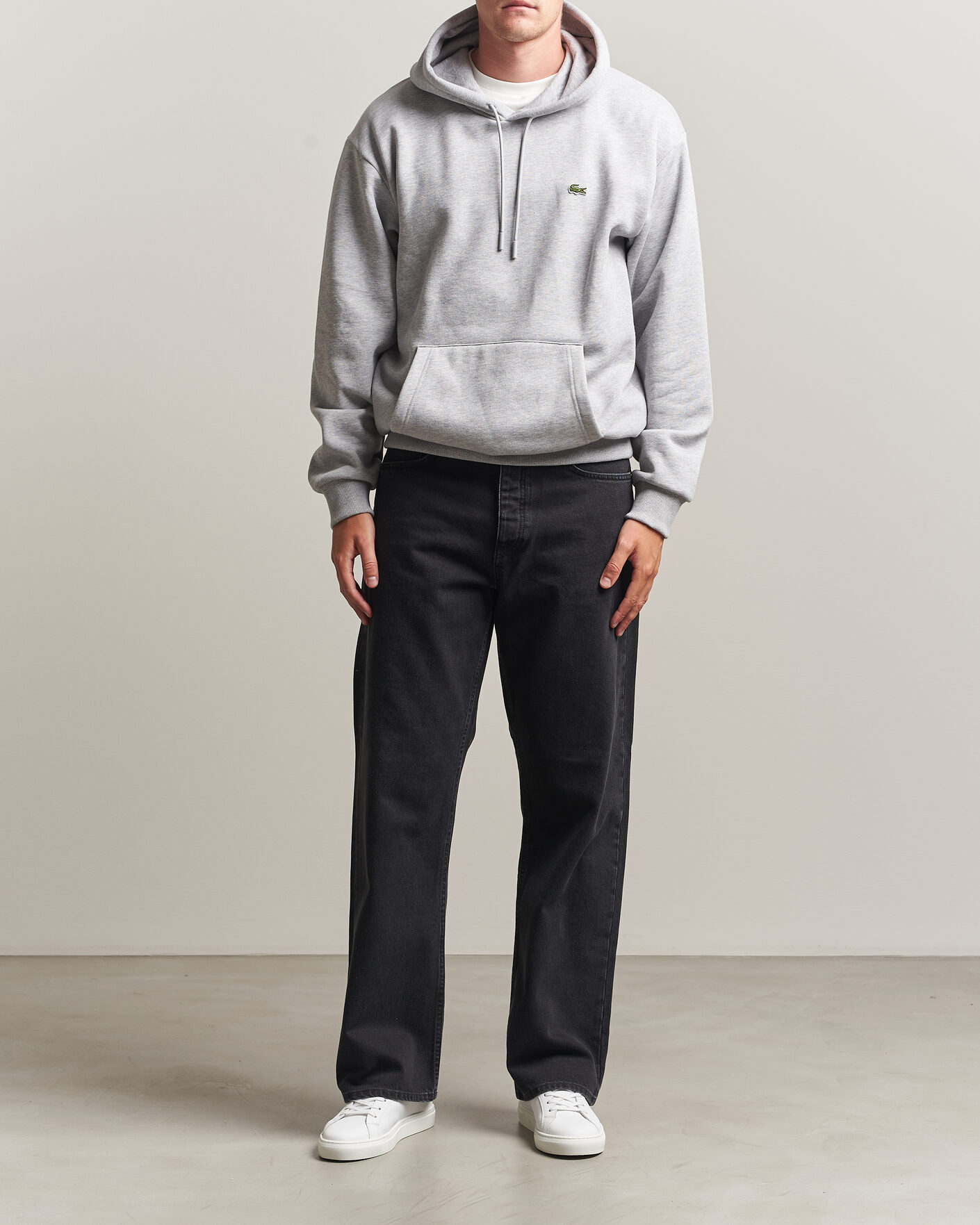Heren | Truien | Lacoste | Hoodie Silver Chine