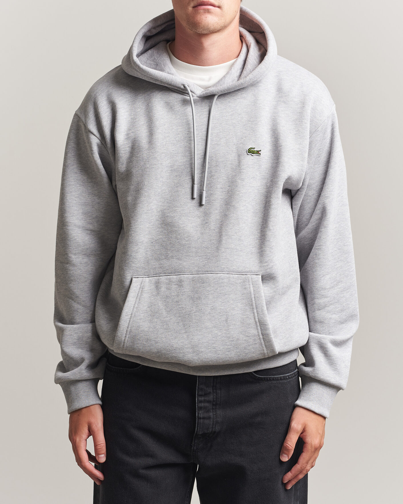 Heren | Truien | Lacoste | Hoodie Silver Chine