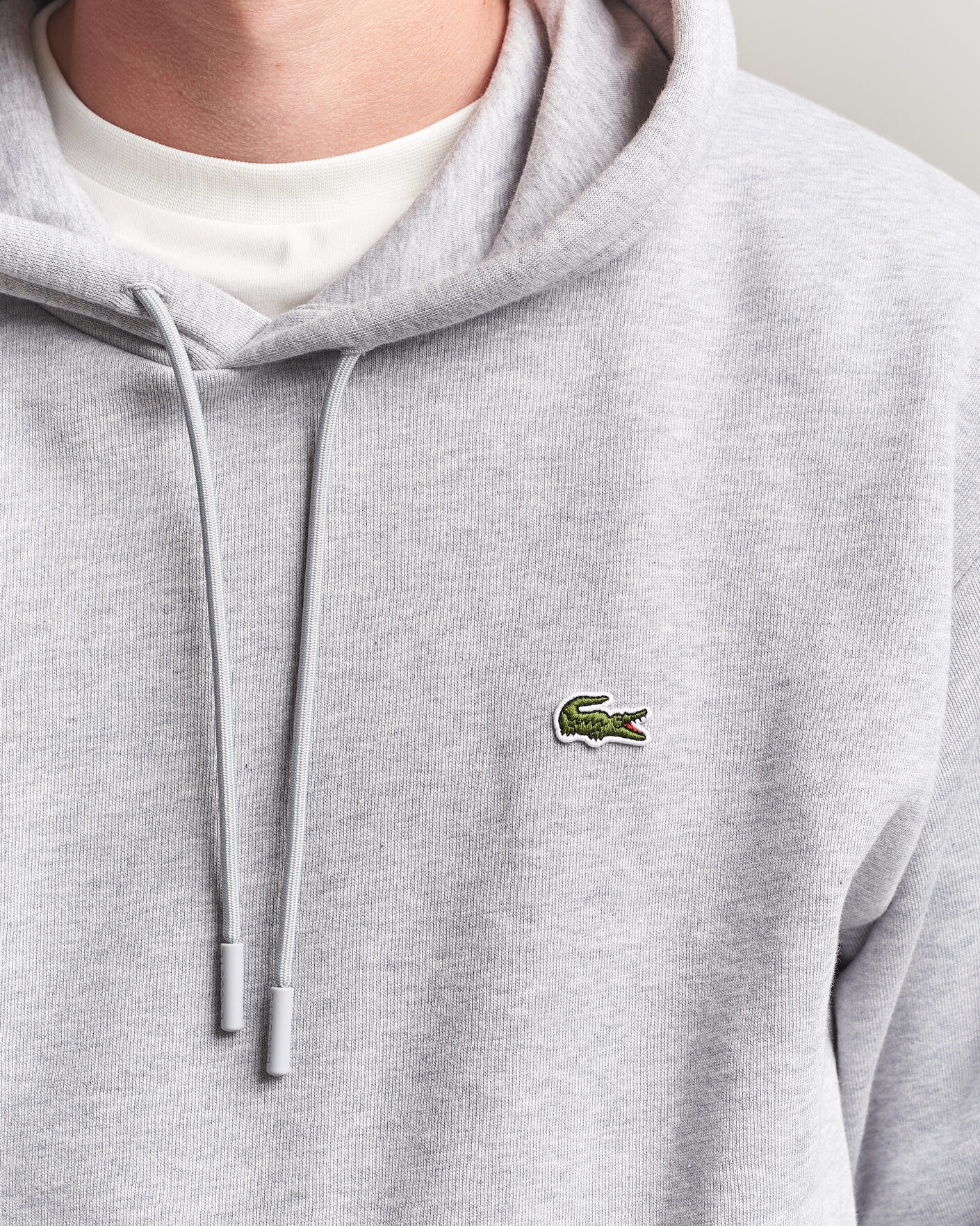 Heren | Truien | Lacoste | Hoodie Silver Chine