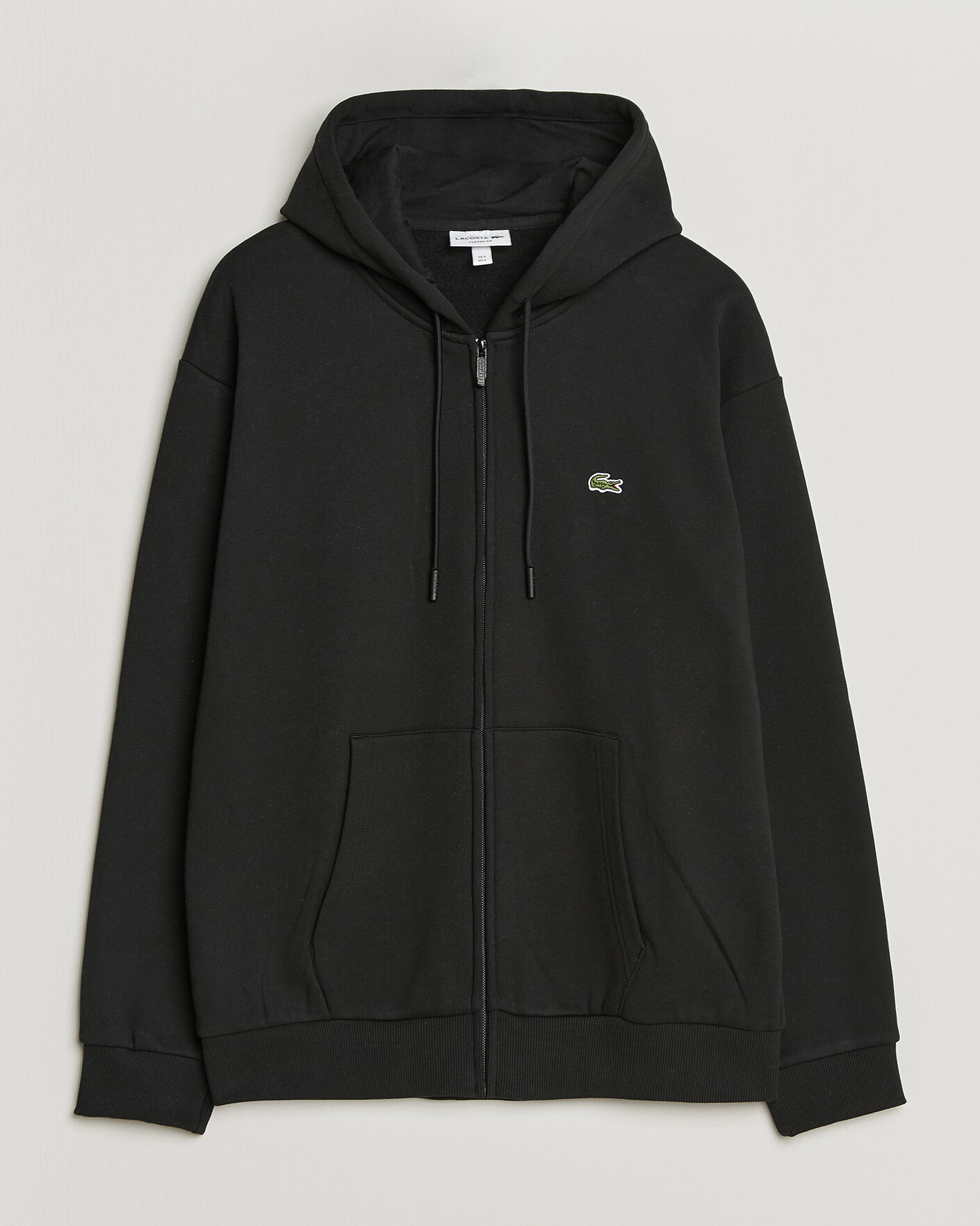 Heren | Truien | Lacoste | Full Zip Hoodie Black