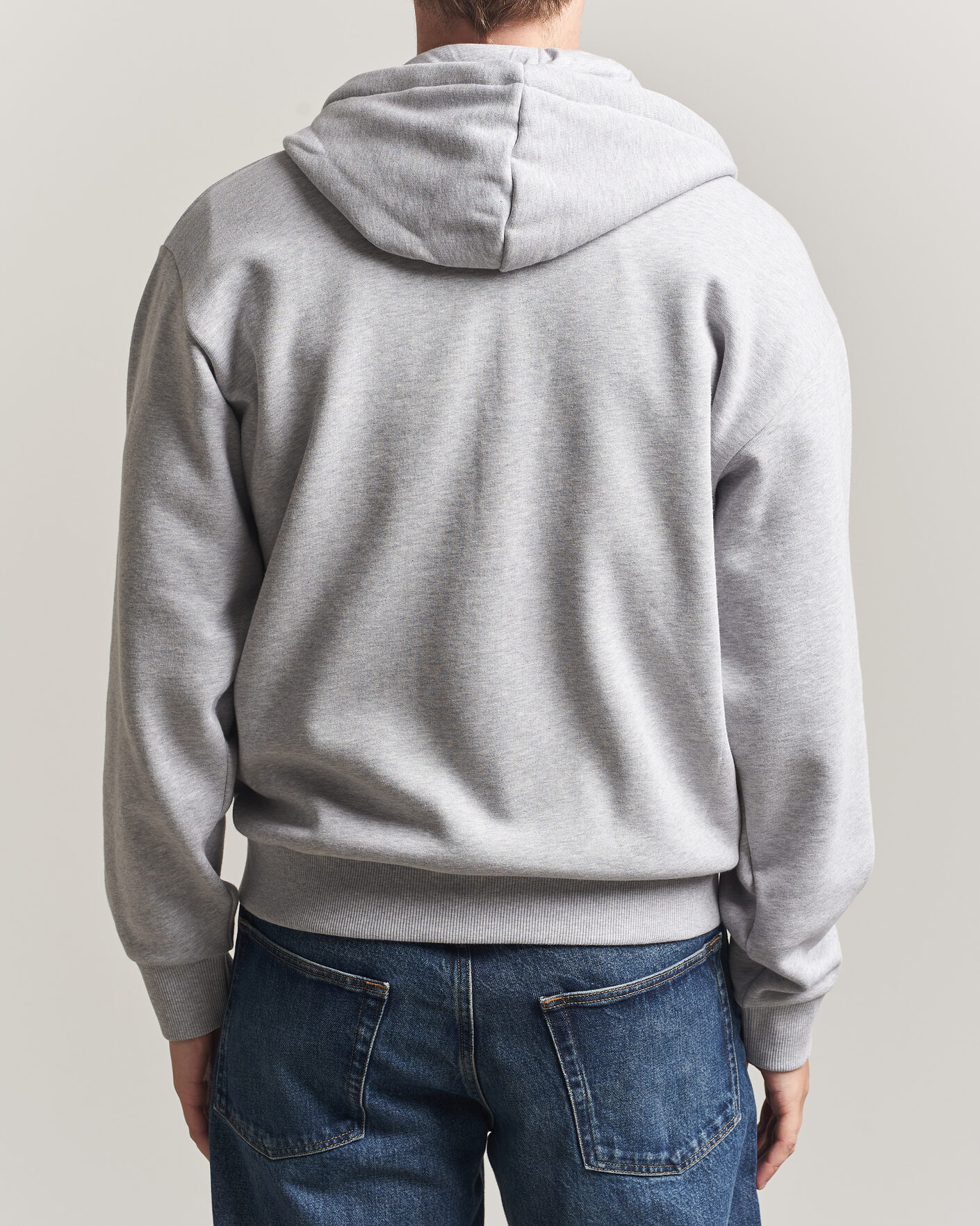 Heren | Truien | Lacoste | Full Zip Hoodie Silver Chine