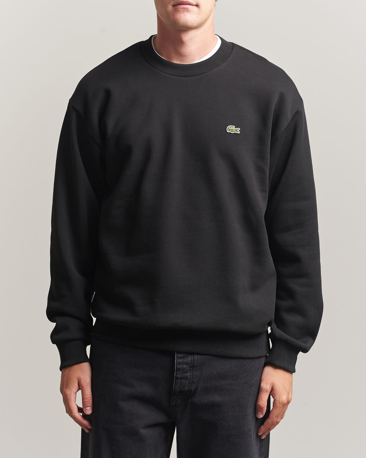 Heren | Truien | Lacoste | Crew Neck Sweatshirt Black