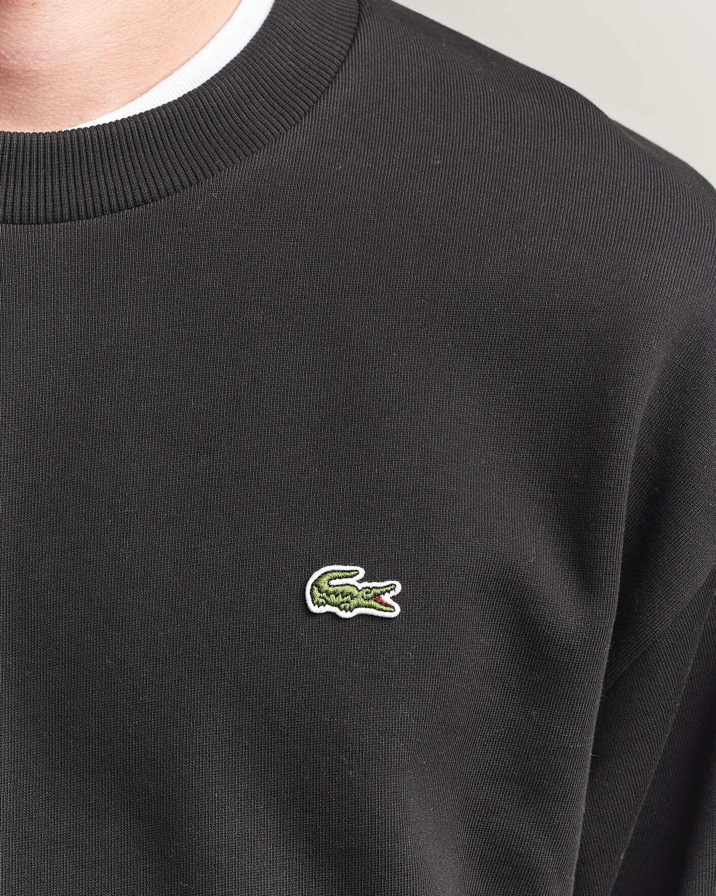 Heren | Truien | Lacoste | Crew Neck Sweatshirt Black