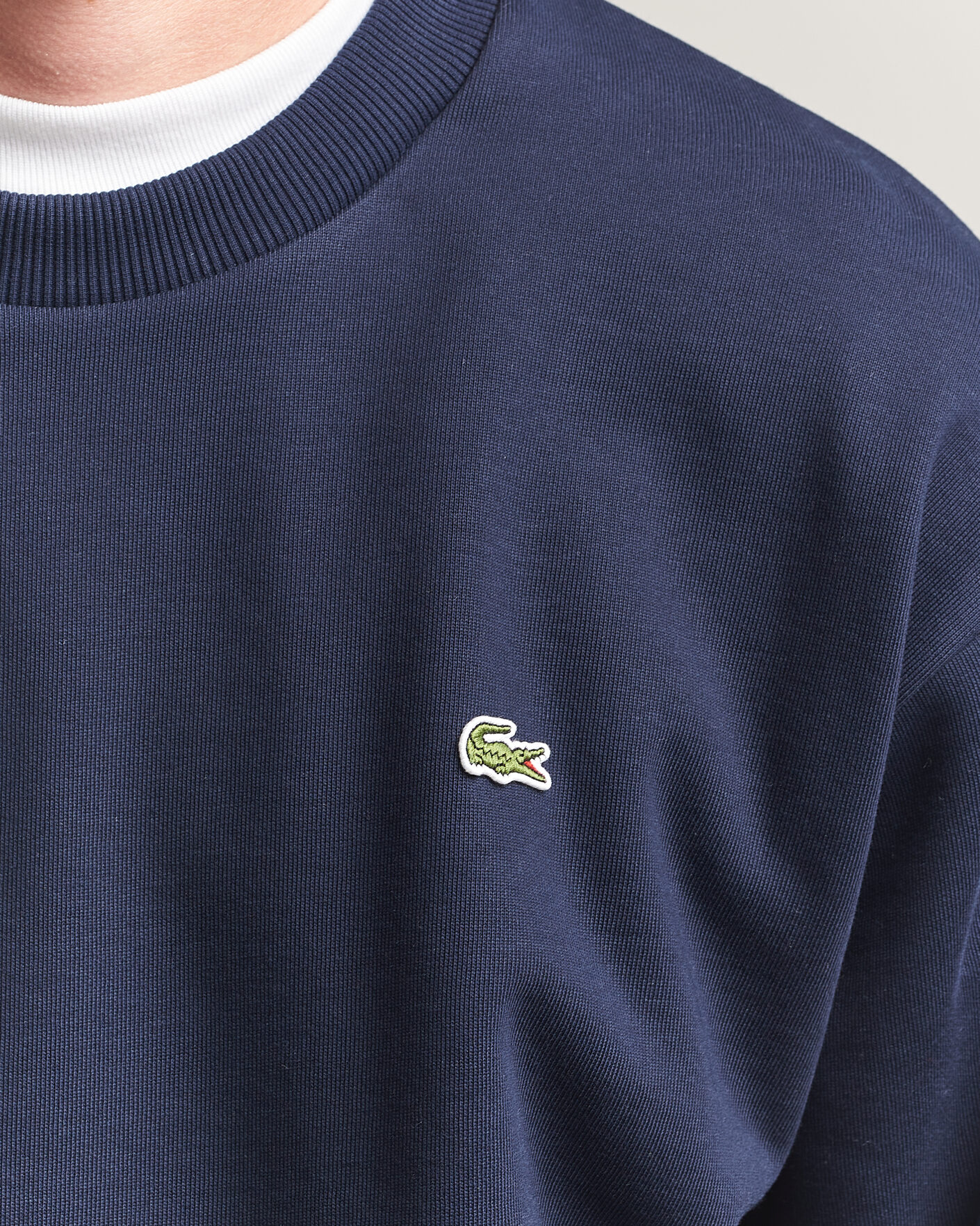 Heren | Truien | Lacoste | Crew Neck Sweatshirt Navy Blue