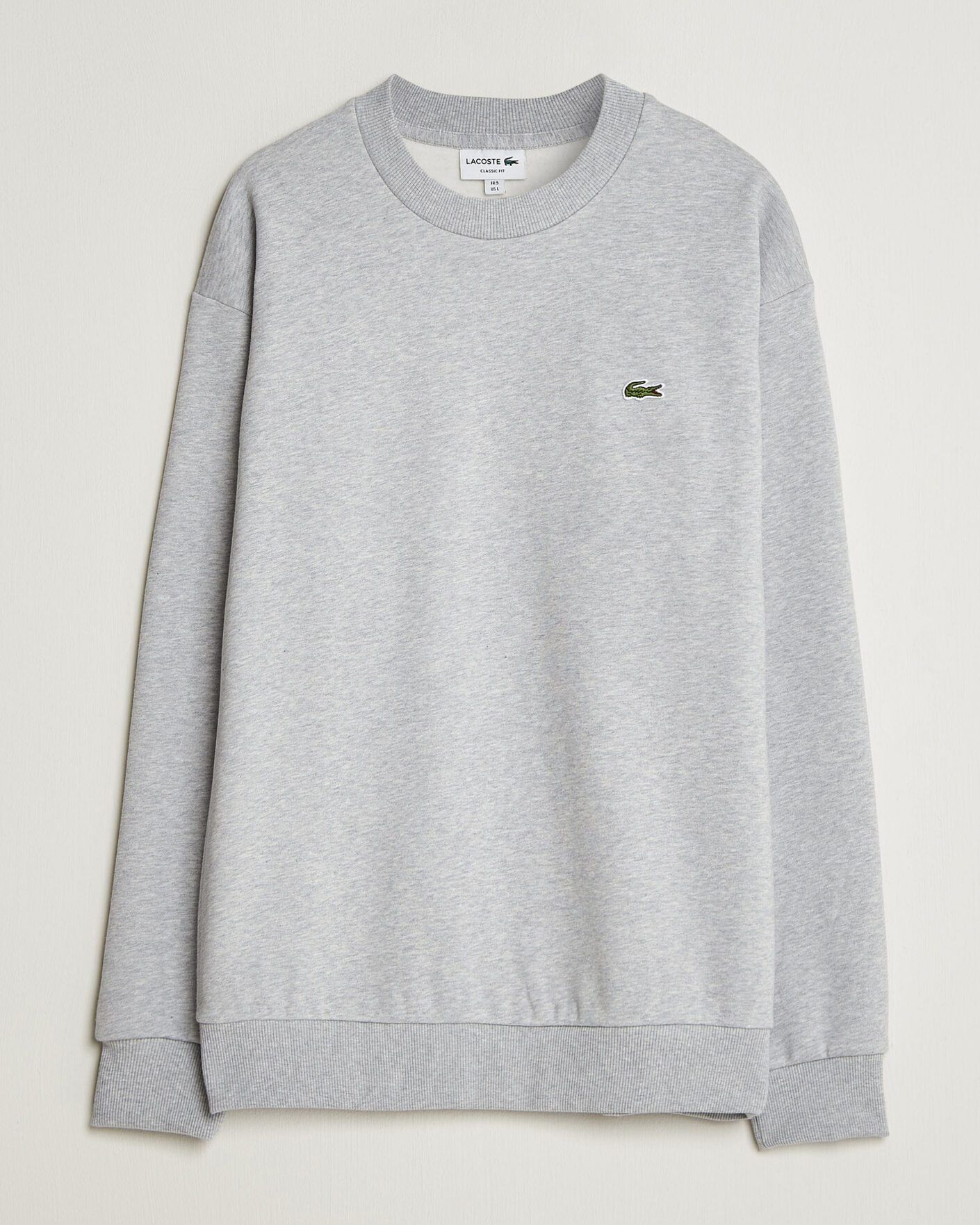 Heren | Truien | Lacoste | Crew Neck Sweatshirt Silver Chine