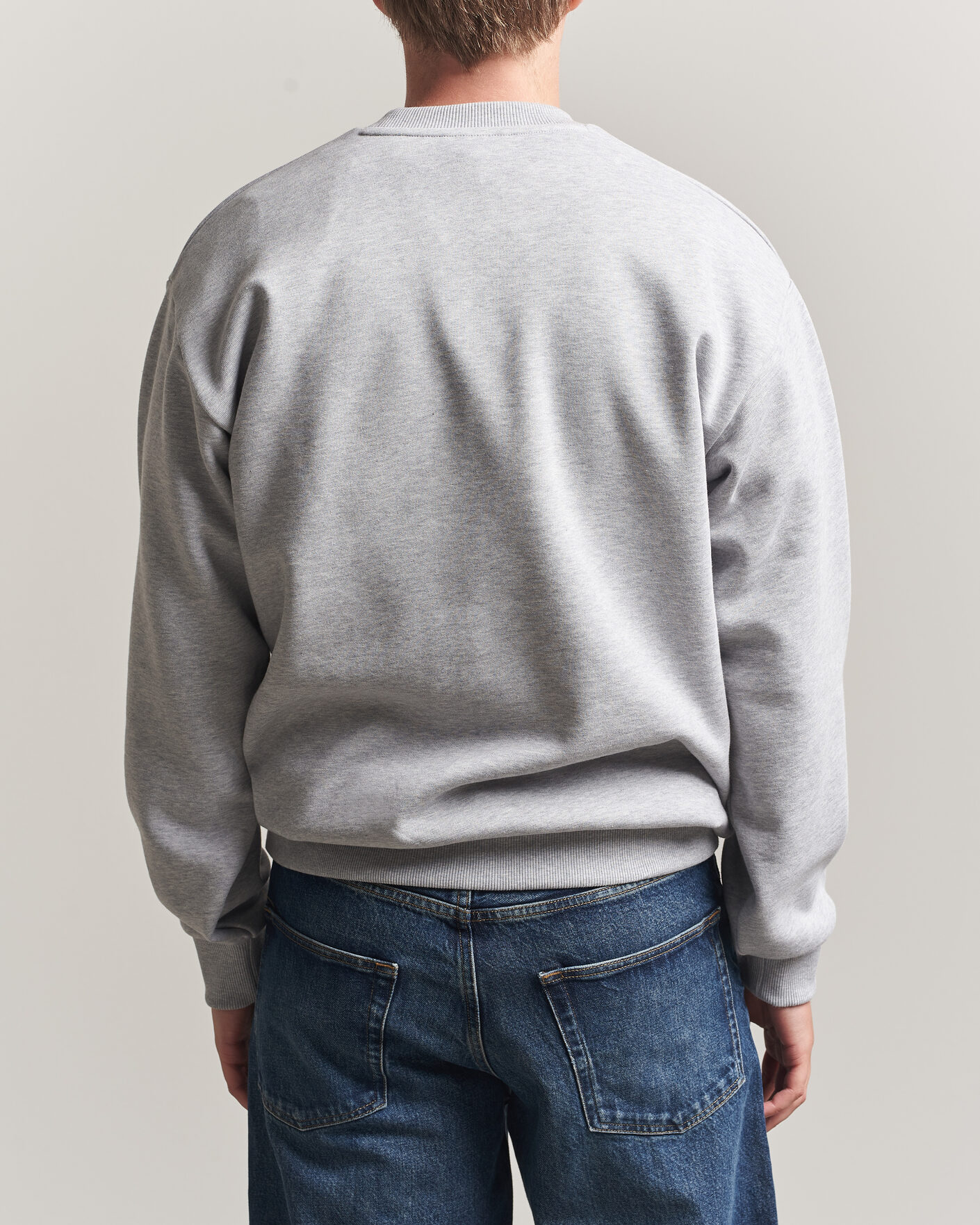Heren | Truien | Lacoste | Crew Neck Sweatshirt Silver Chine