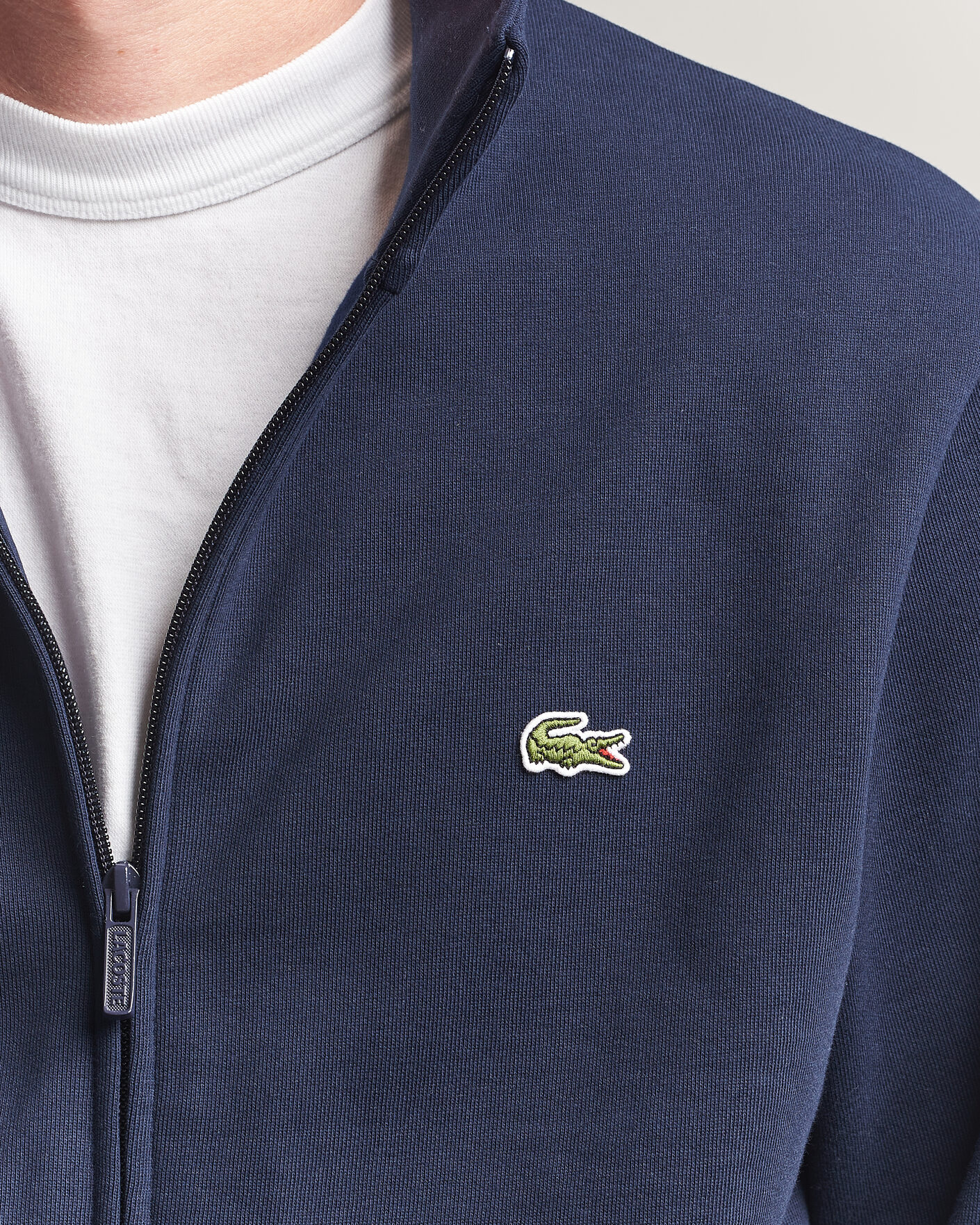 Heren | Truien | Lacoste | Full Zip Sweater Navy Blue