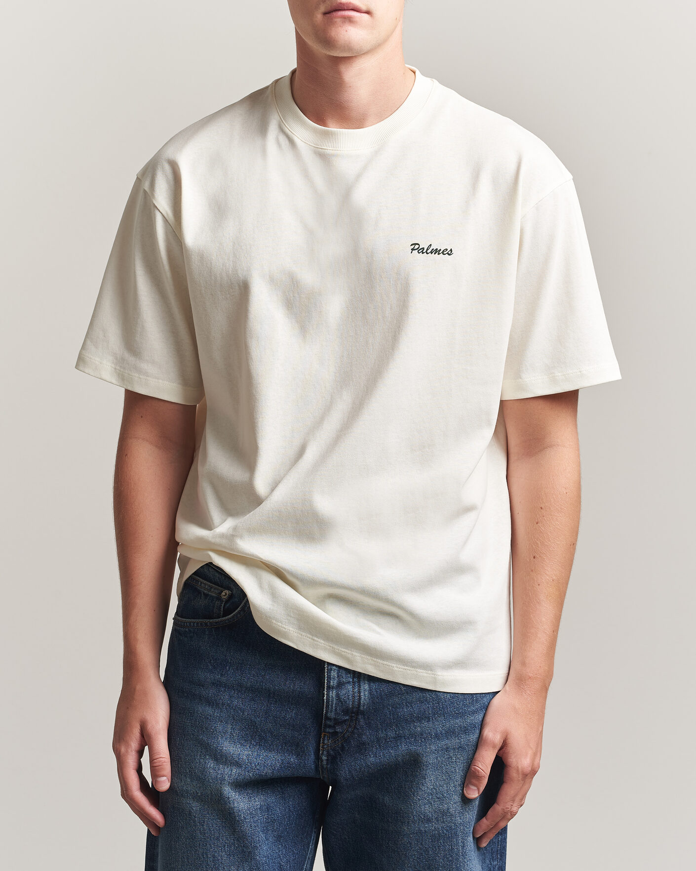 Heren | T-shirts | Palmes | Logo T-Shirt Off White