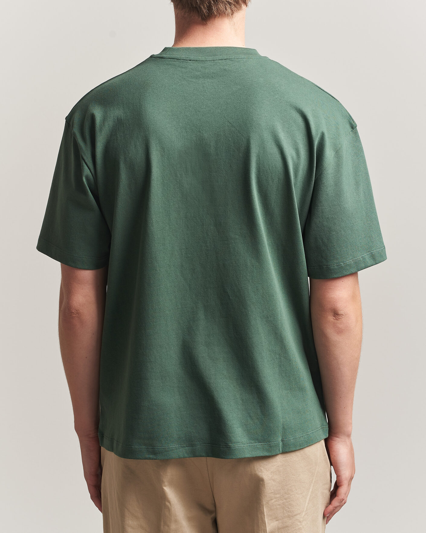 Heren | T-shirts | Palmes | Logo T-Shirt Dark Green