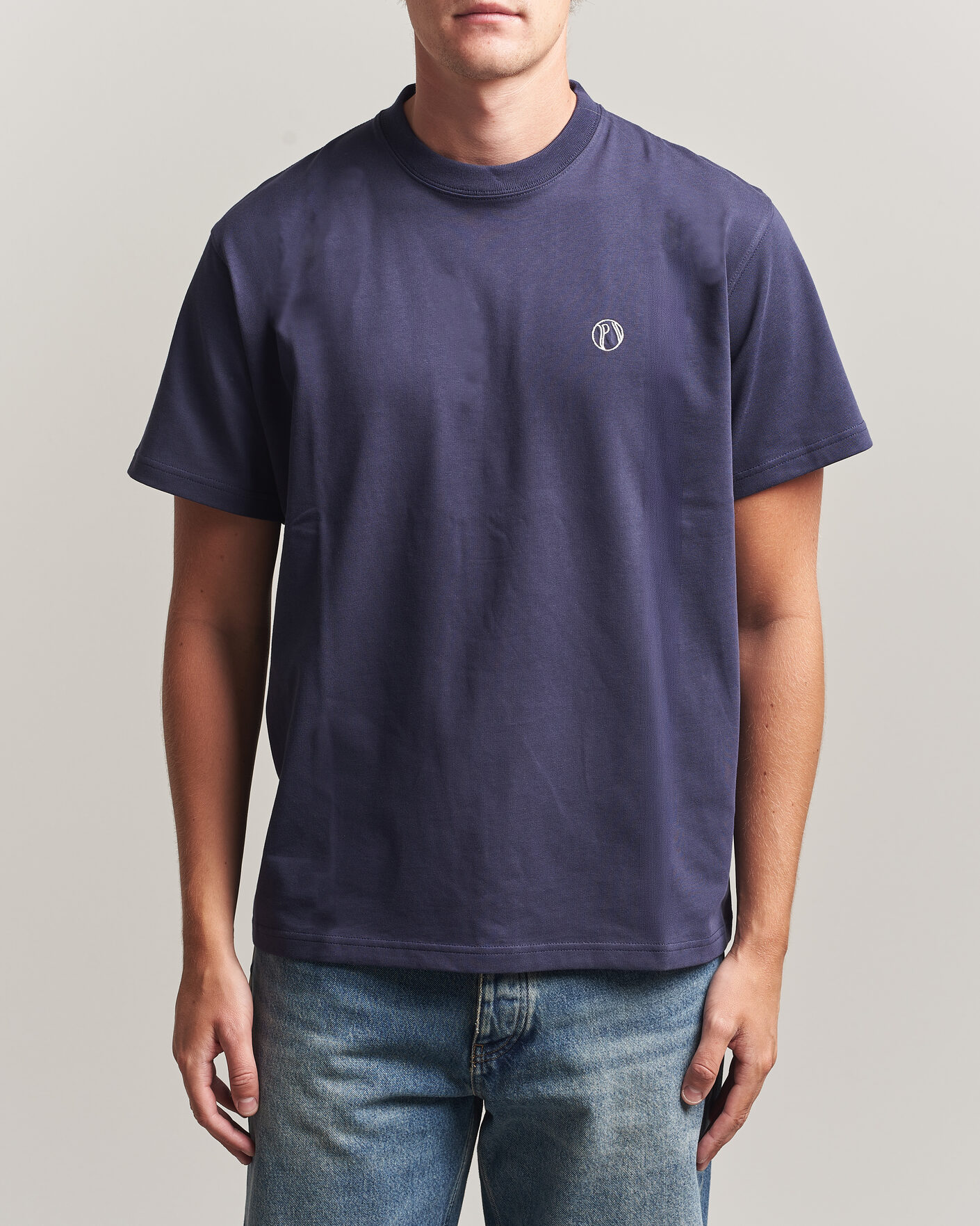 Heren | T-shirts | Palmes | Ball T-Shirt Navy