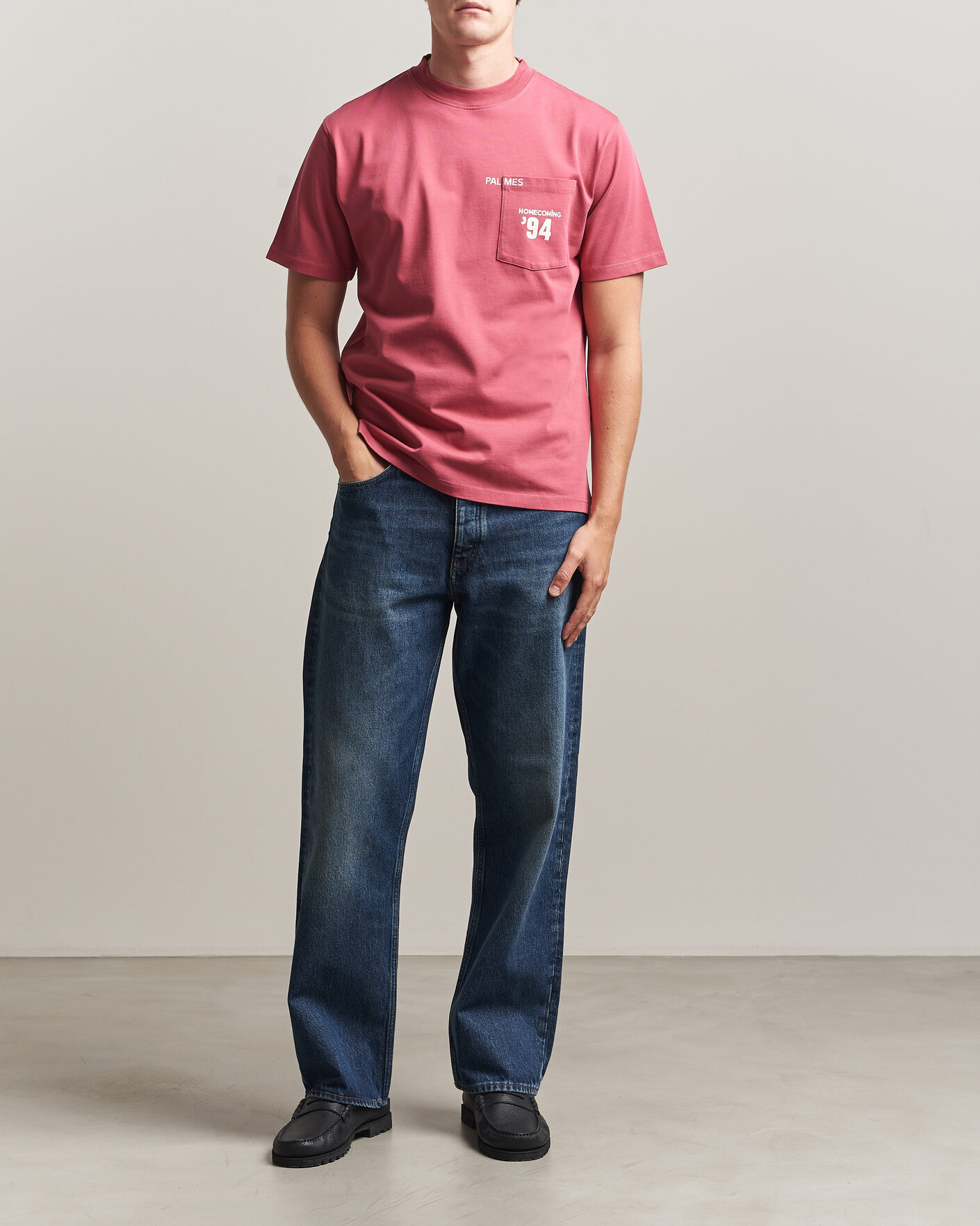 Heren | T-shirts | Palmes | Forever Pocket T-Shirt Red