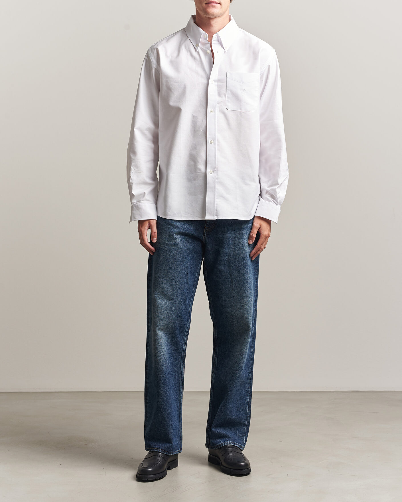 Heren | Overhemden | Palmes | Deuce Oxford Shirt White