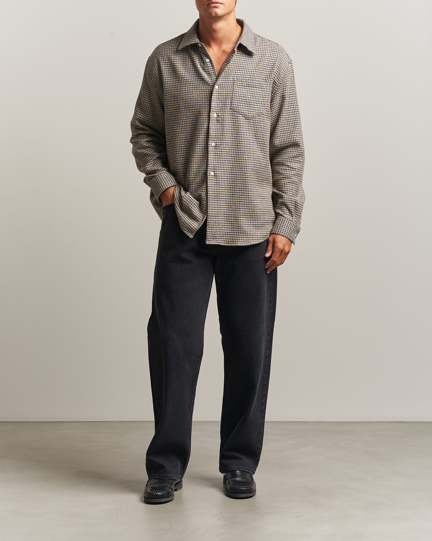 Heren | Overhemden | Palmes | Serve Shirt Olive Check