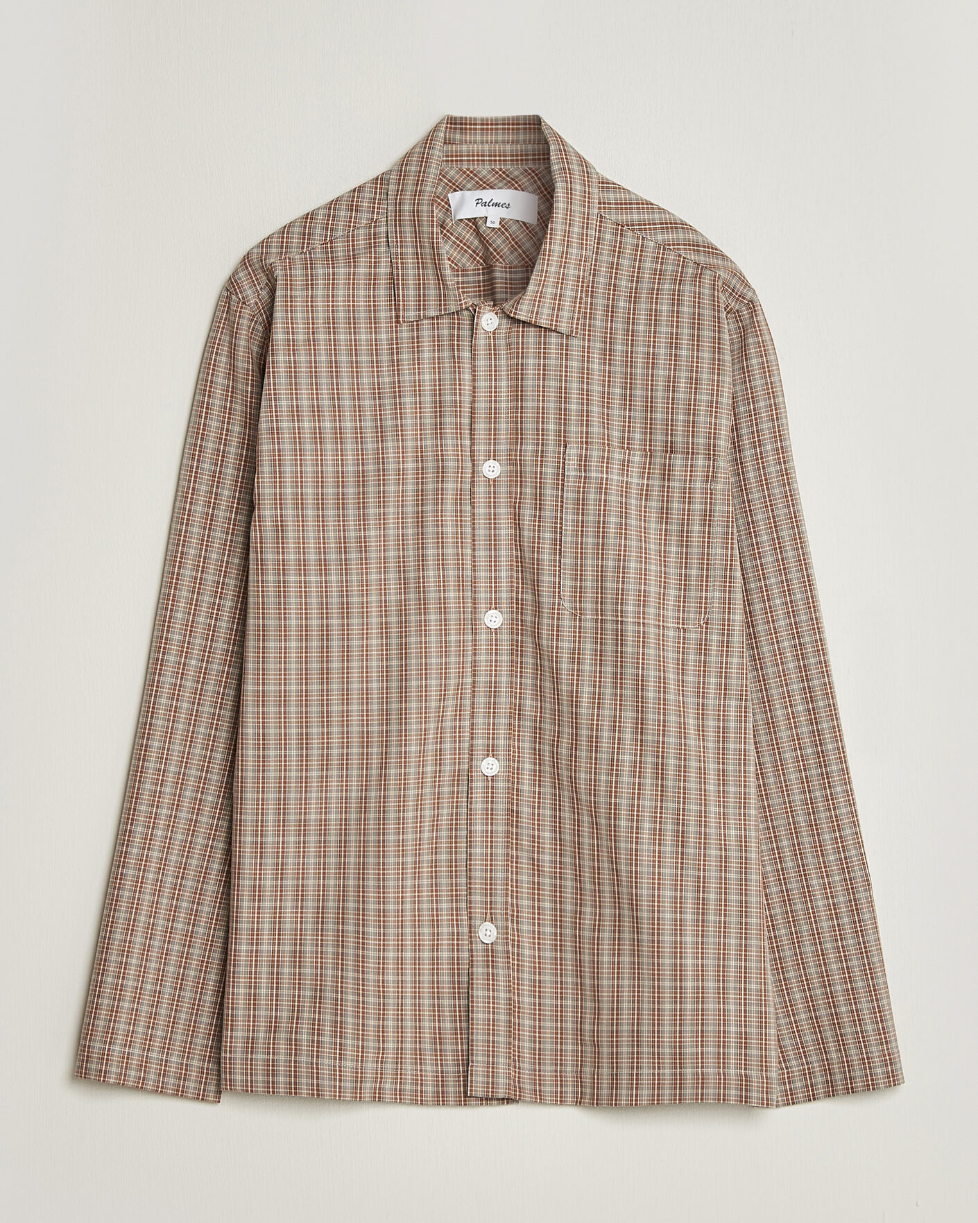 Heren | Overhemden | Palmes | Fault Shirt Brown Check