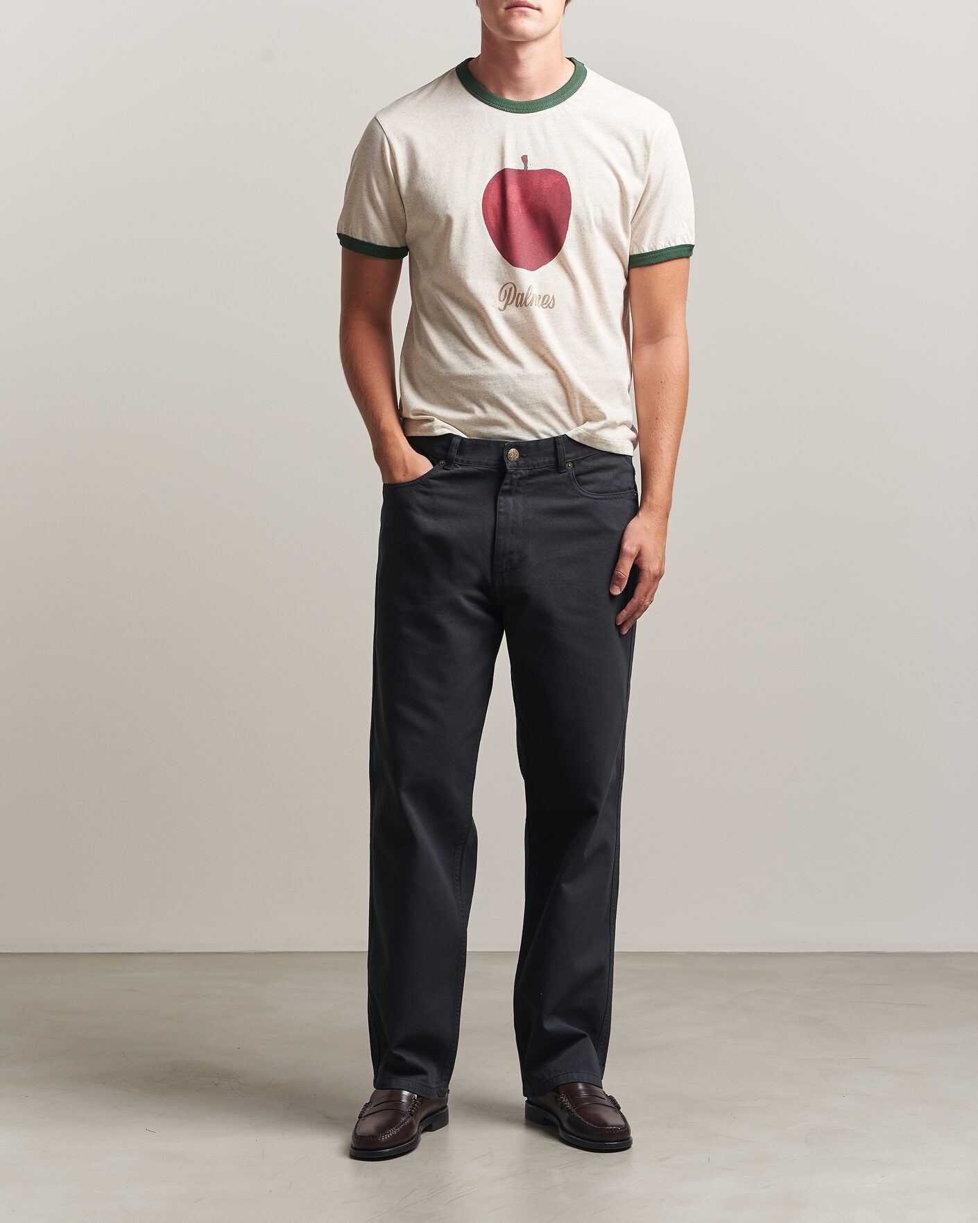 Heren | Broeken | Palmes | Coarse Trousers Black