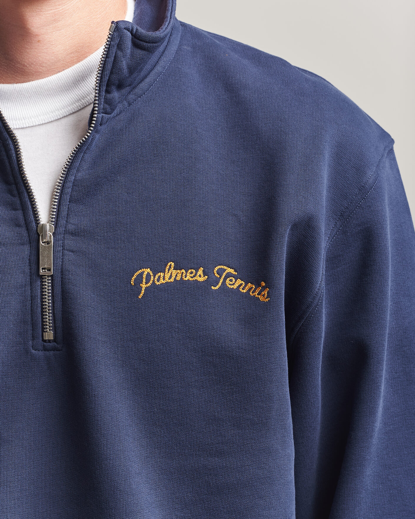 Heren | Truien | Palmes | Western Zip Jacket Navy