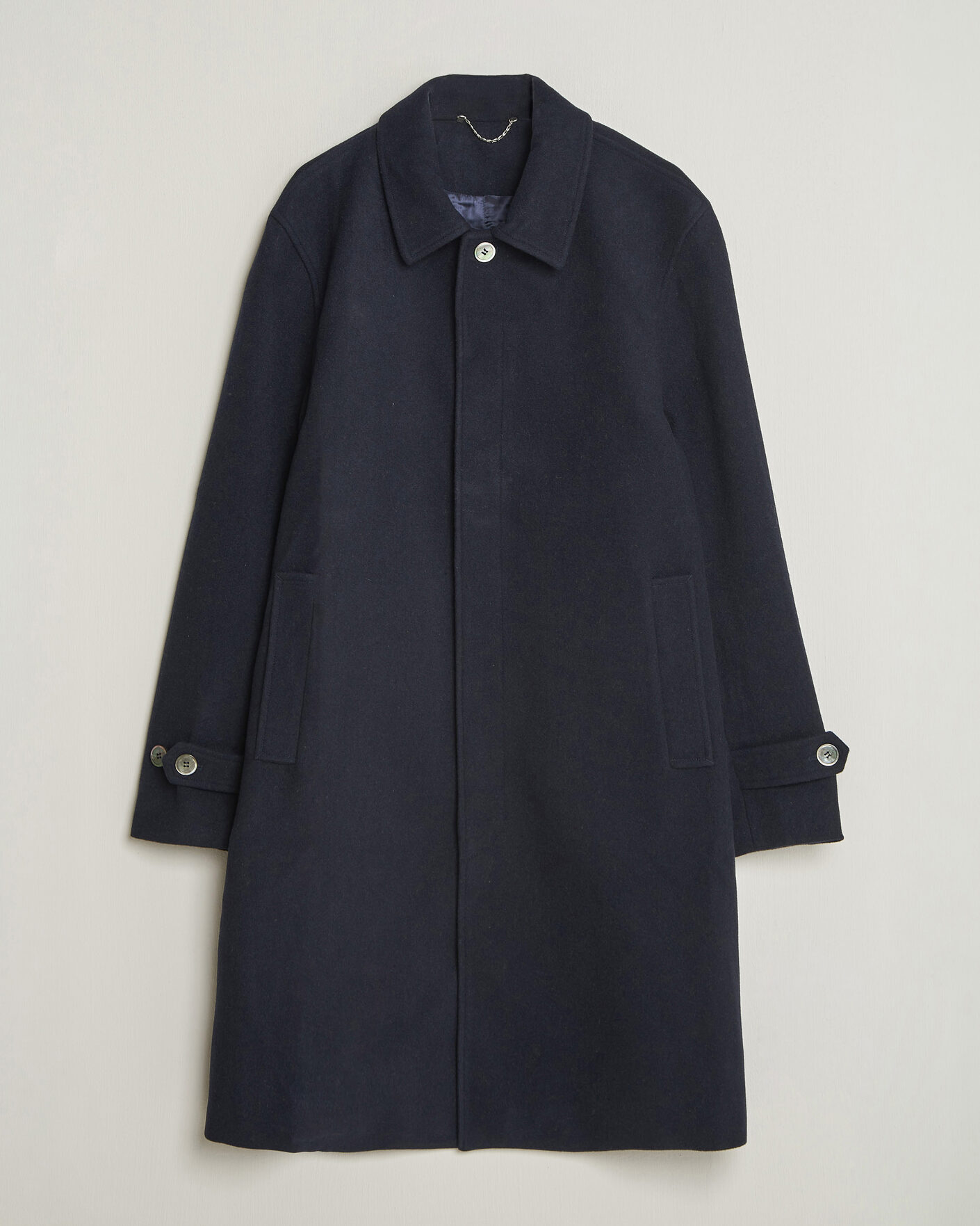 Heren | Jassen | Palmes | Cedric Wool Coat Navy