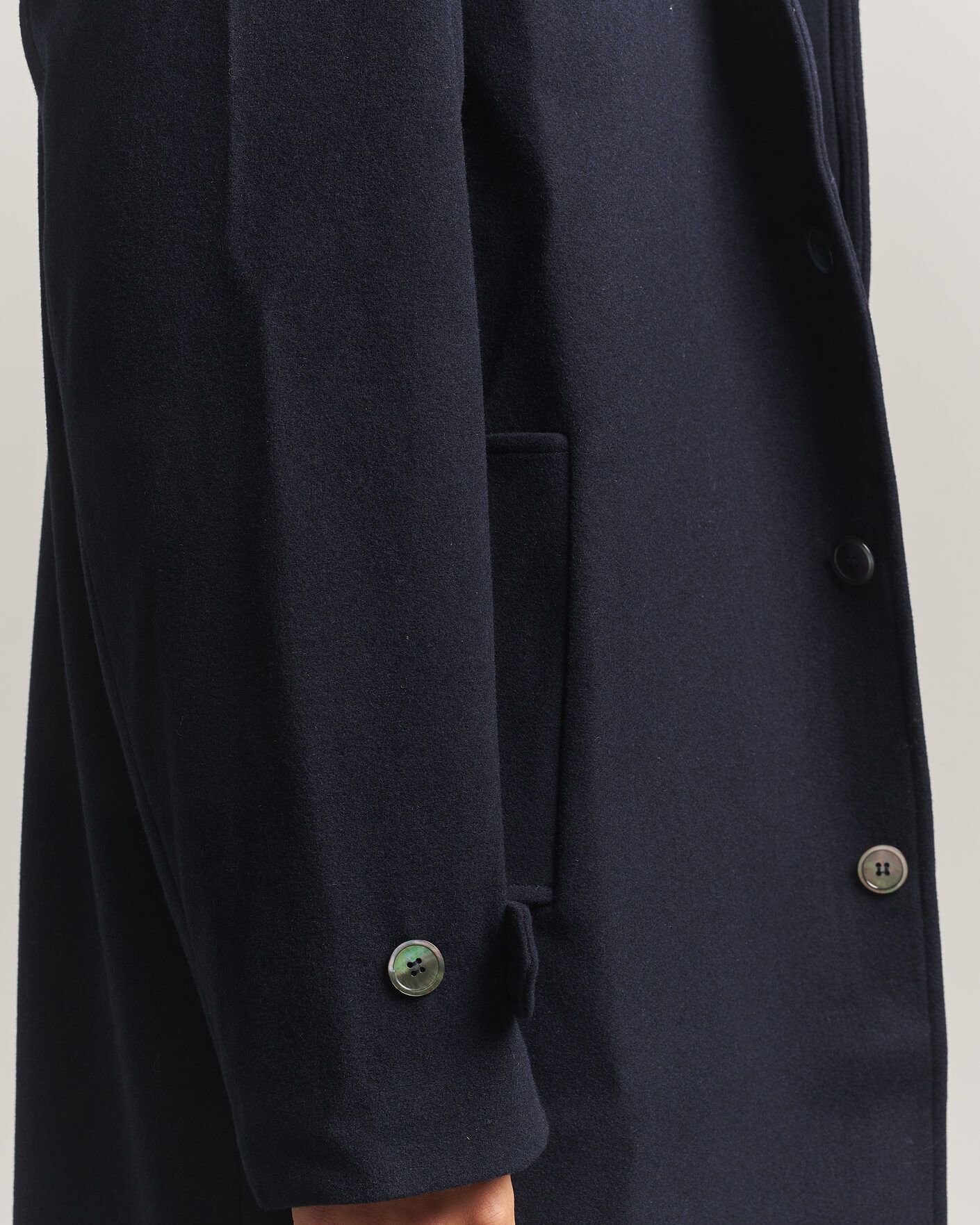 Heren | Jassen | Palmes | Cedric Wool Coat Navy