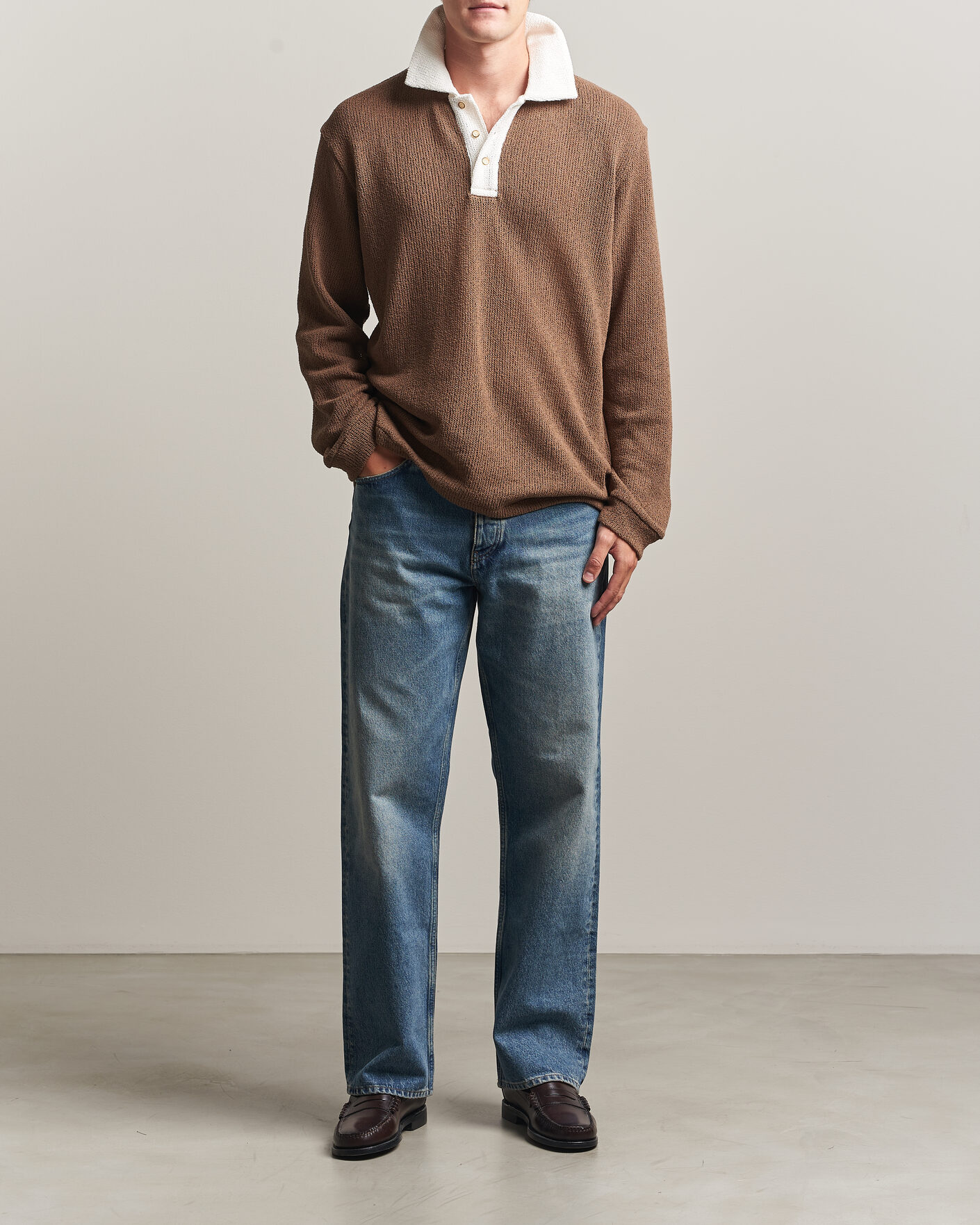 Heren | Truien | Palmes | Knitted Rugby Brown