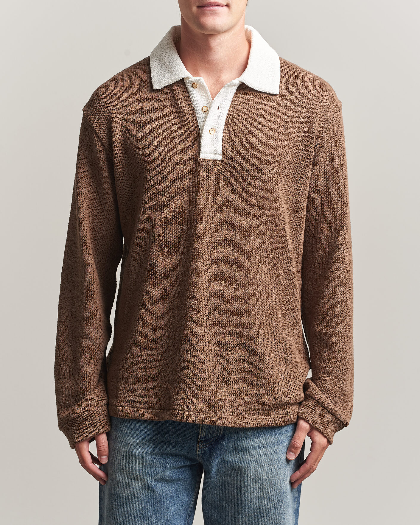 Heren | Truien | Palmes | Knitted Rugby Brown
