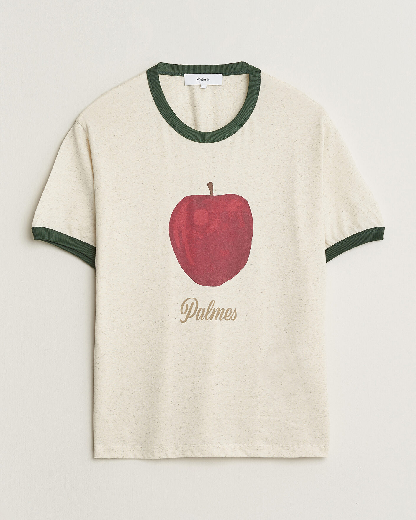 Heren | T-shirts | Palmes | Apple Ringer T-Shirt Broken White