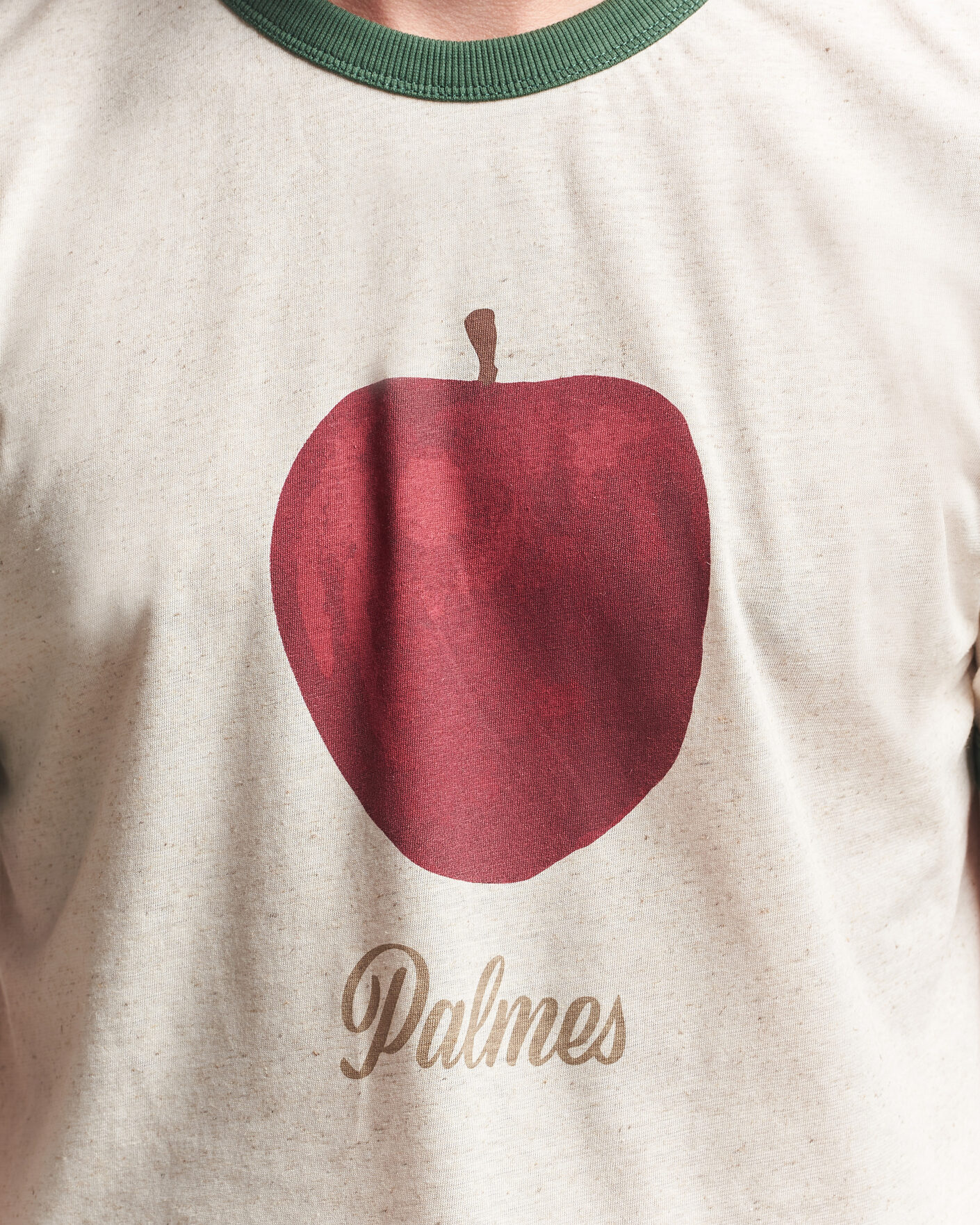 Heren | T-shirts | Palmes | Apple Ringer T-Shirt Broken White